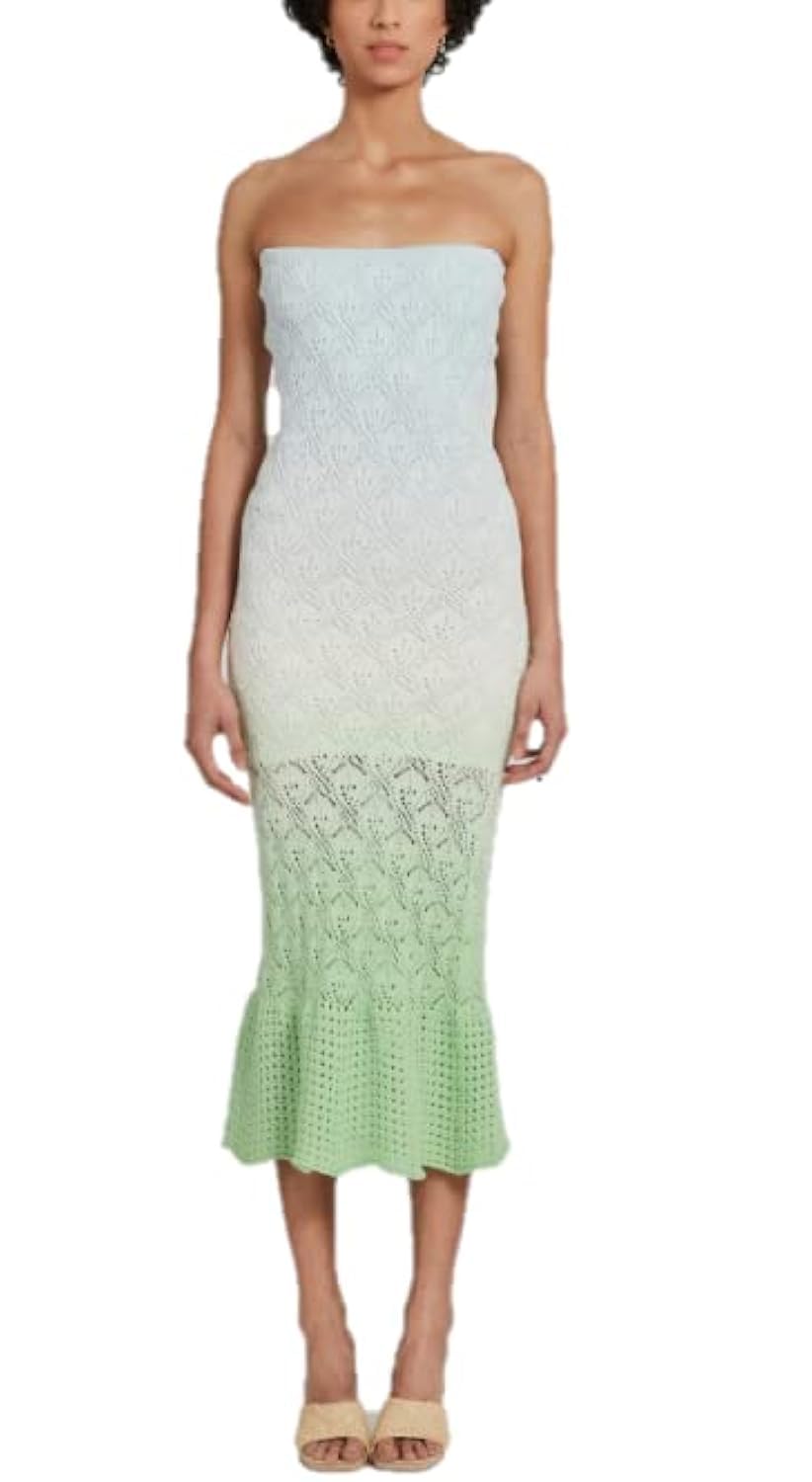Amanda Uprichard Women's Aisha Floral Midi Dress - Elegant Party & Wedding Guest Dress for Special Occasions