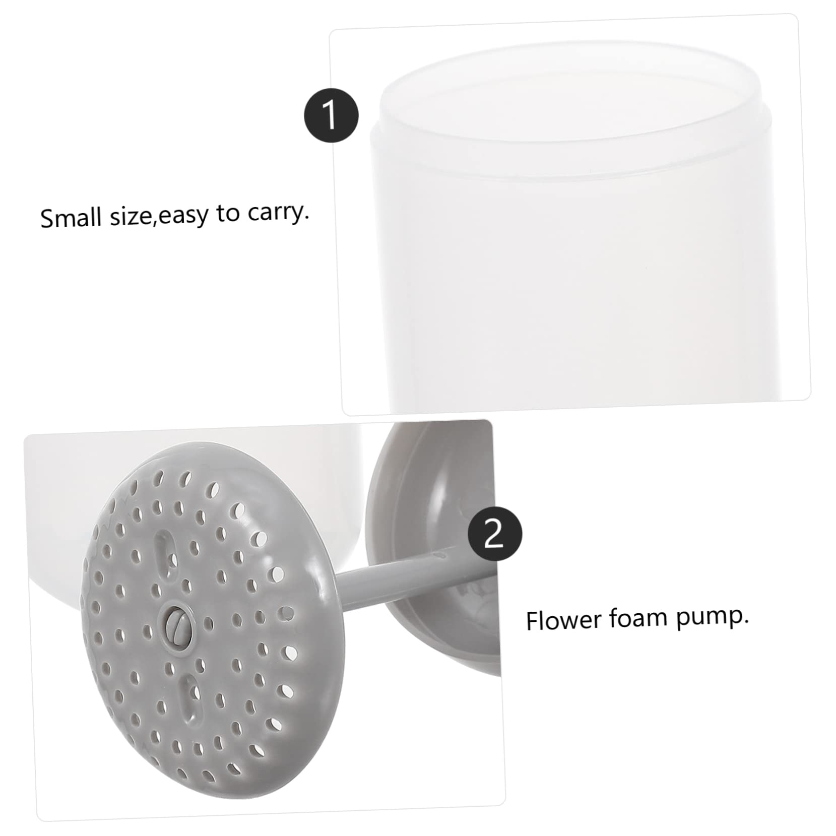 Minkissy 6-Piece Foaming Cup Set - Reusable Bubble Foam Maker for Facial Cleansing & Shampoo | Grey PP Plastic | Perfect for Shower, Spa & Skincare Routine