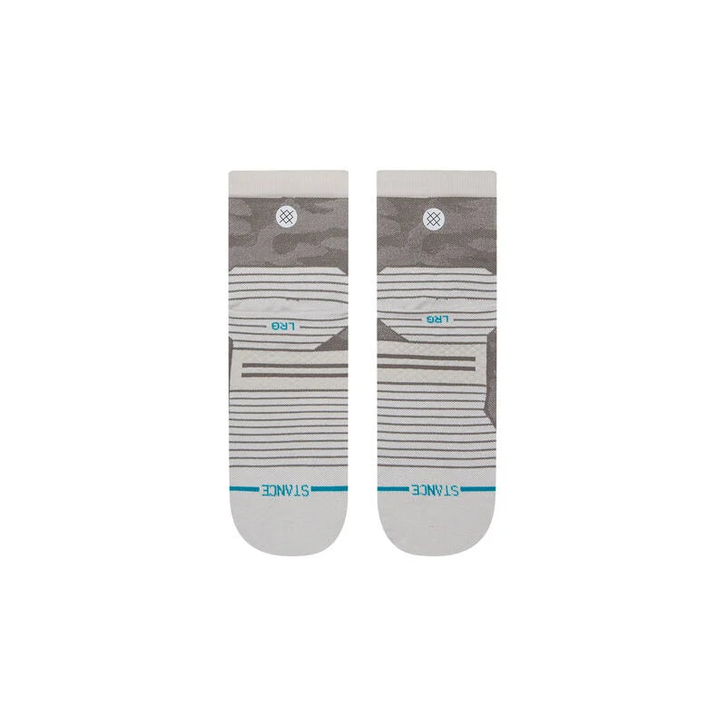 Men's Quarter Socks - Klicks Dark Grey Athletic Socks for Running, Hiking & Casual Wear - Breathable & Comfortable - FINAL SALE
