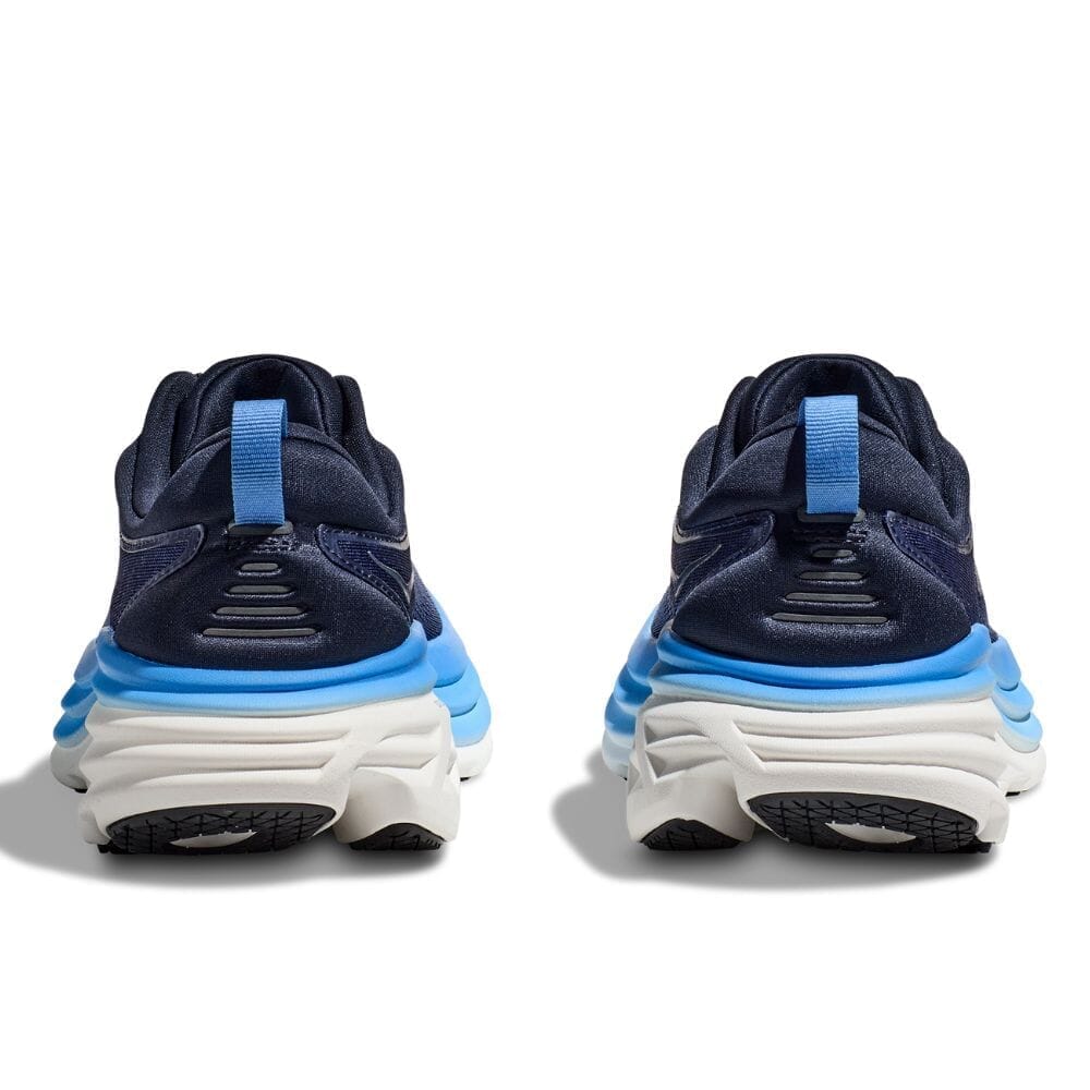 Hoka Men's Bondi 8 Running Shoes - Wide Width for Maximum Comfort | Best for Long Distance Running, Jogging & Daily Walking