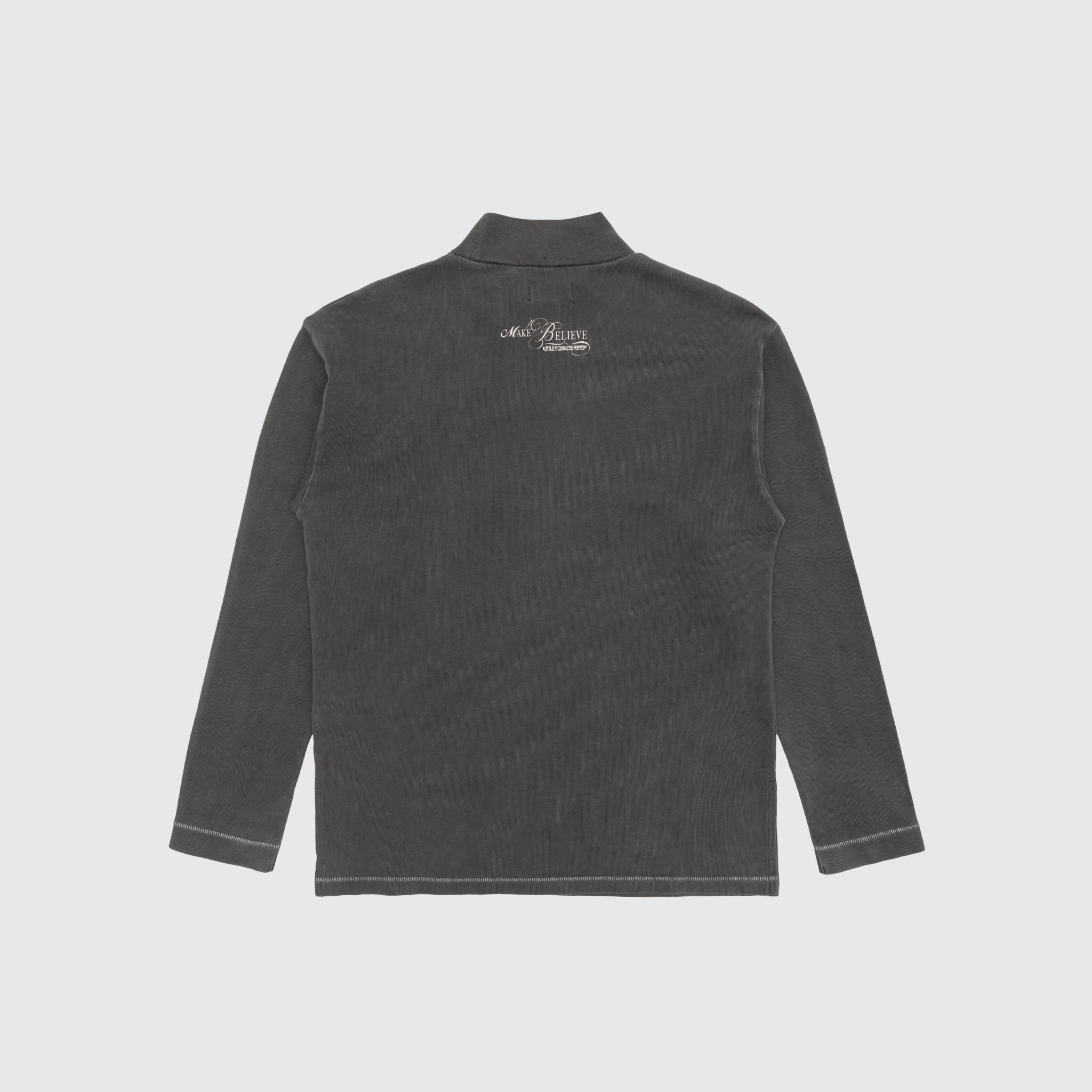 MAKE BELIEVE ERL Long Sleeve Knit T-Shirt for Men - Casual Comfort Fit Cotton Tee for Everyday Wear, Street Style & Layering