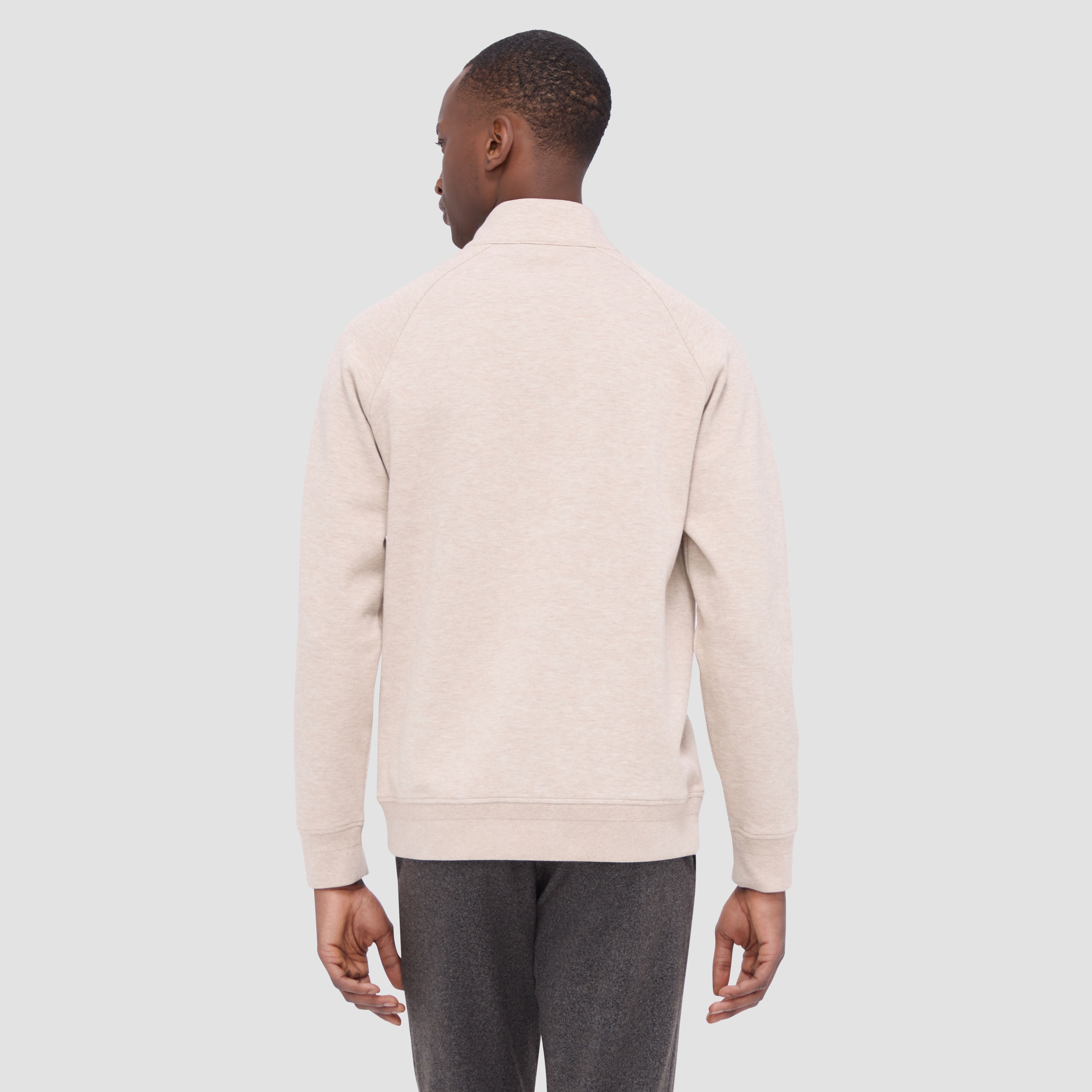 Double Sided Pique Heather Quarter Zip Pullover - Men's & Women's Casual Wear for Workouts, Golf & Outdoor Activities