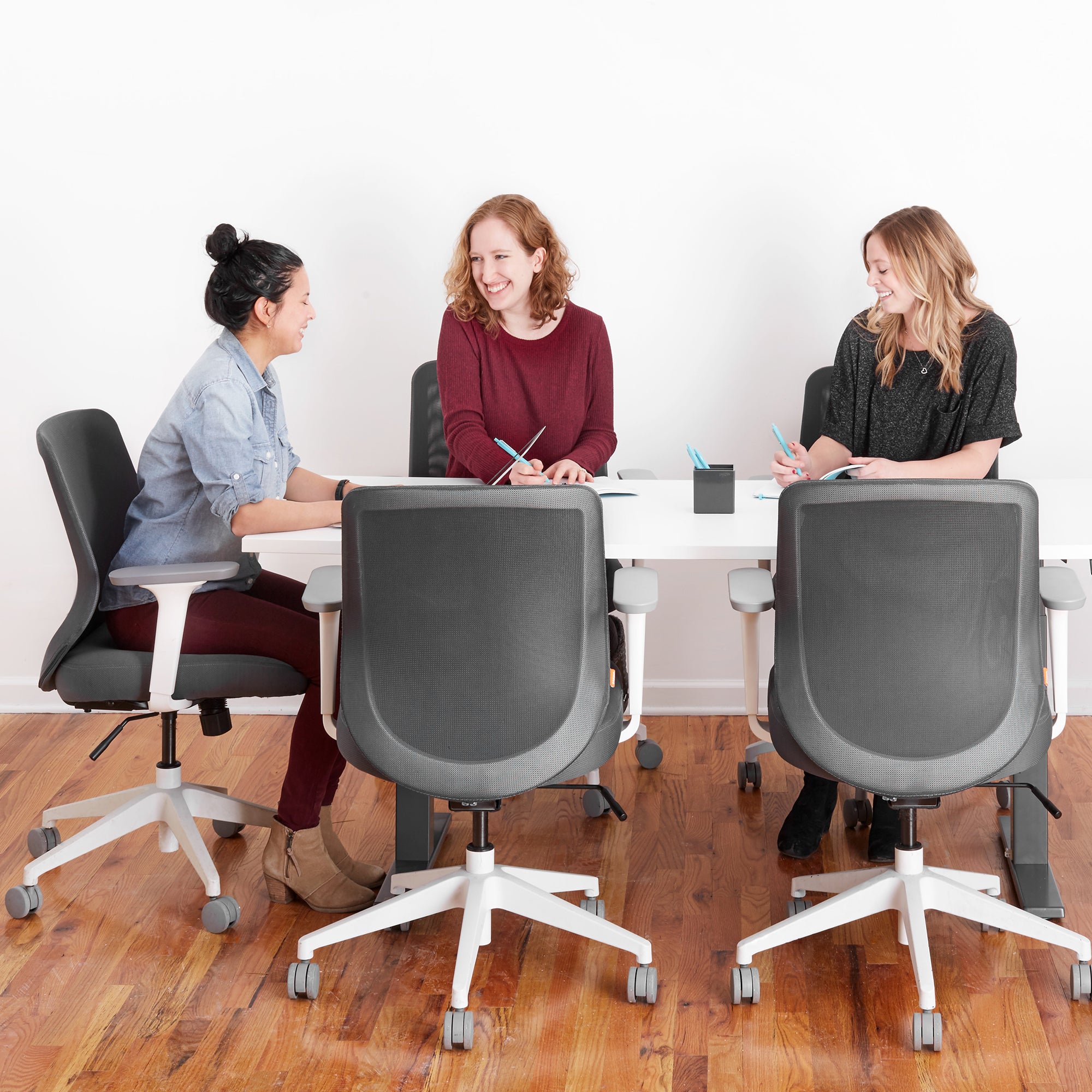 Adjustable Height Executive Desk - Series L Ergonomic Office Desk for Home & Workspace - Perfect for Standing & Sitting Workstations