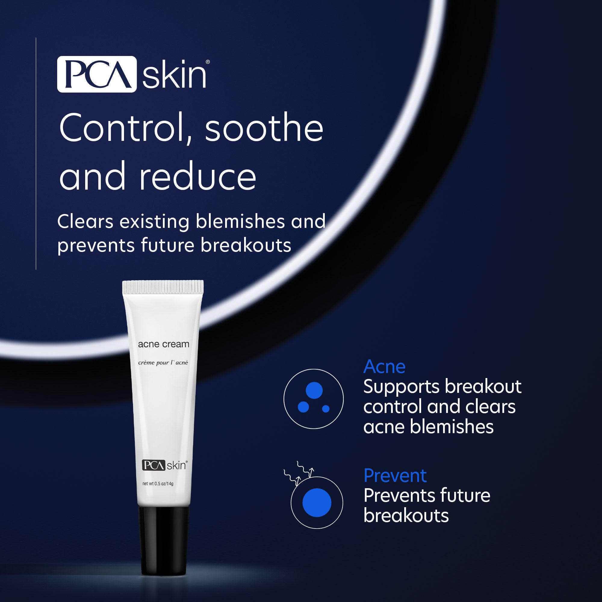 PCA Skin Acne Treatment Cream - Professional Strength Acne Spot Treatment for Face & Body - Clear Breakouts Fast - Perfect for Daily Skincare Routine & Travel