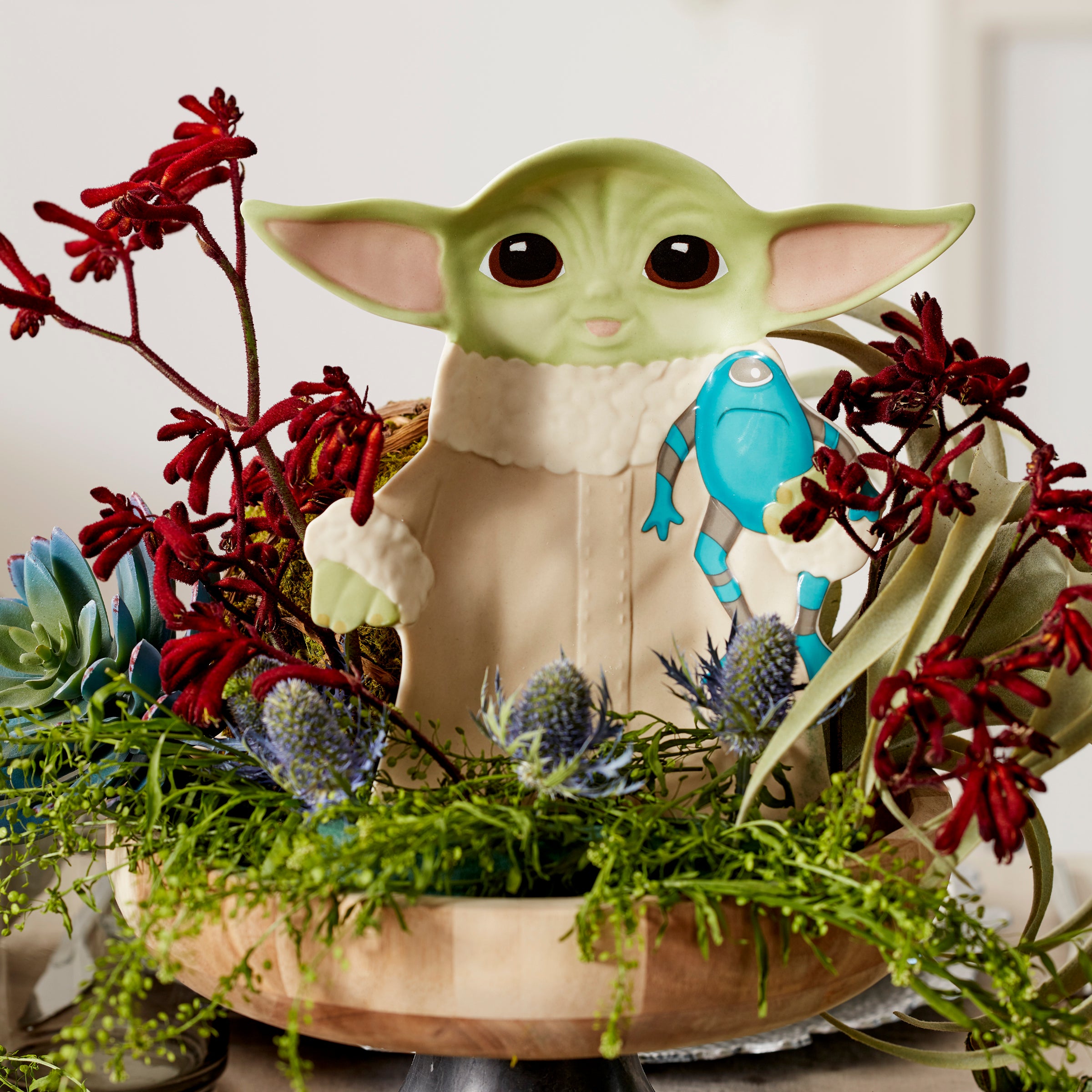 Grogu The Child Figural Candy Dish - Star Wars Mandalorian Collectible for Home Decor, Party Snacks & Gift Giving