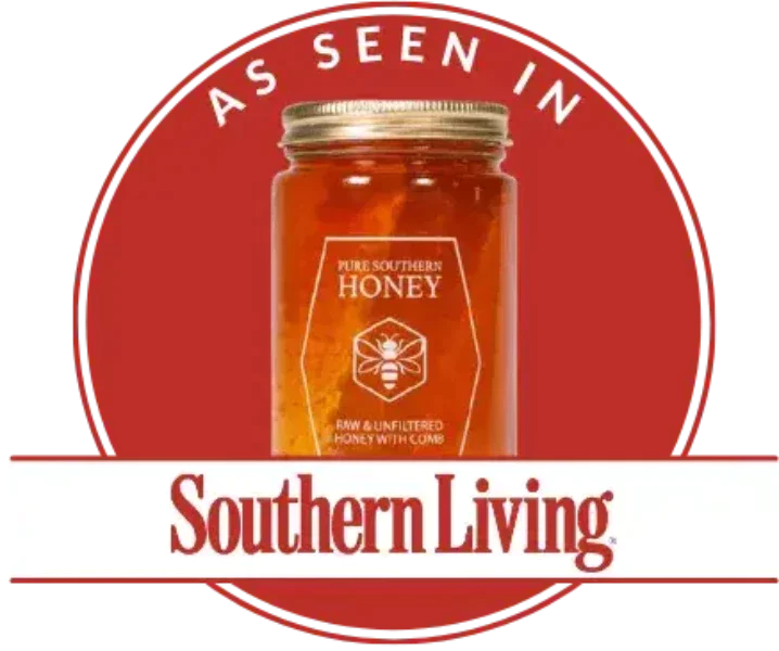 Pure Southern Honeycomb - Raw, Natural & Unfiltered Honeycomb for Tea, Cheese Pairing & Healthy Snacking