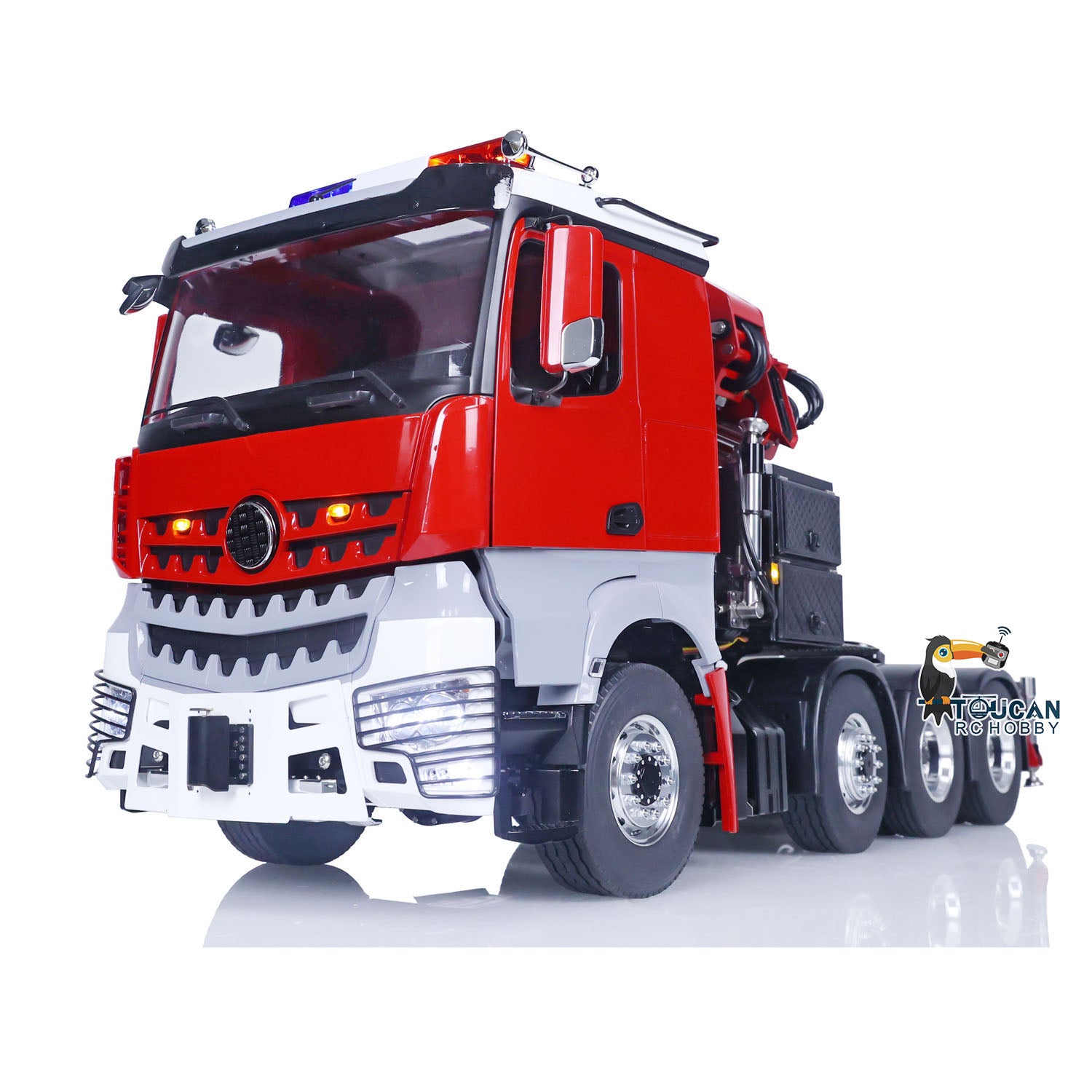 LESU 1/14 Scale 8x8 RC Hydraulic Crane Truck - PL18EV Remote Control Tractor Toy Car with DIY Servo ESC Motor (Model 1851 3363) - Perfect for Hobbyists, Construction Enthusiasts & RC Collectors