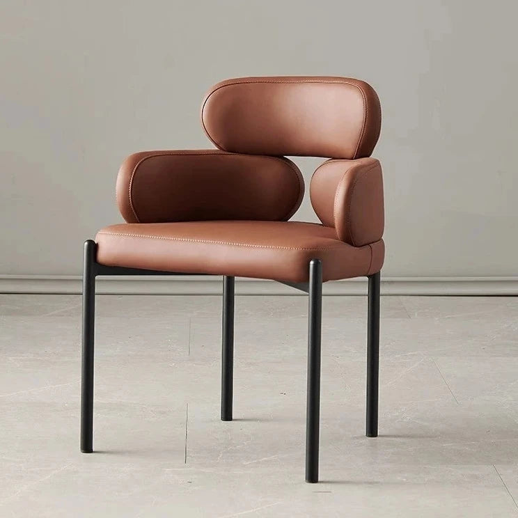 Italian Minimalist Designer Dining Chair - Modern & Elegant Wooden Chair for Kitchen, Dining Room, Restaurant - Perfect for Home Decor & Entertaining Guests
