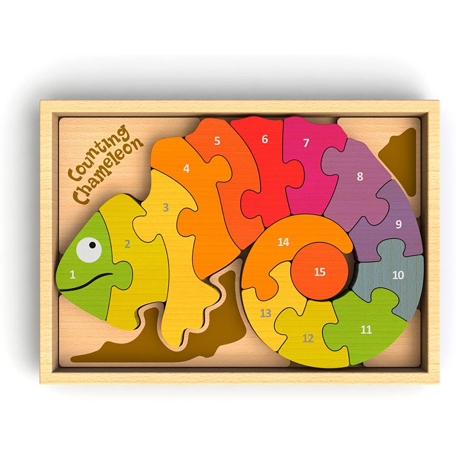 Counting Chameleon - Fun Educational Math Toy for Kids | Learn Numbers & Counting Skills | Perfect for Preschool Learning & Homeschool Activities