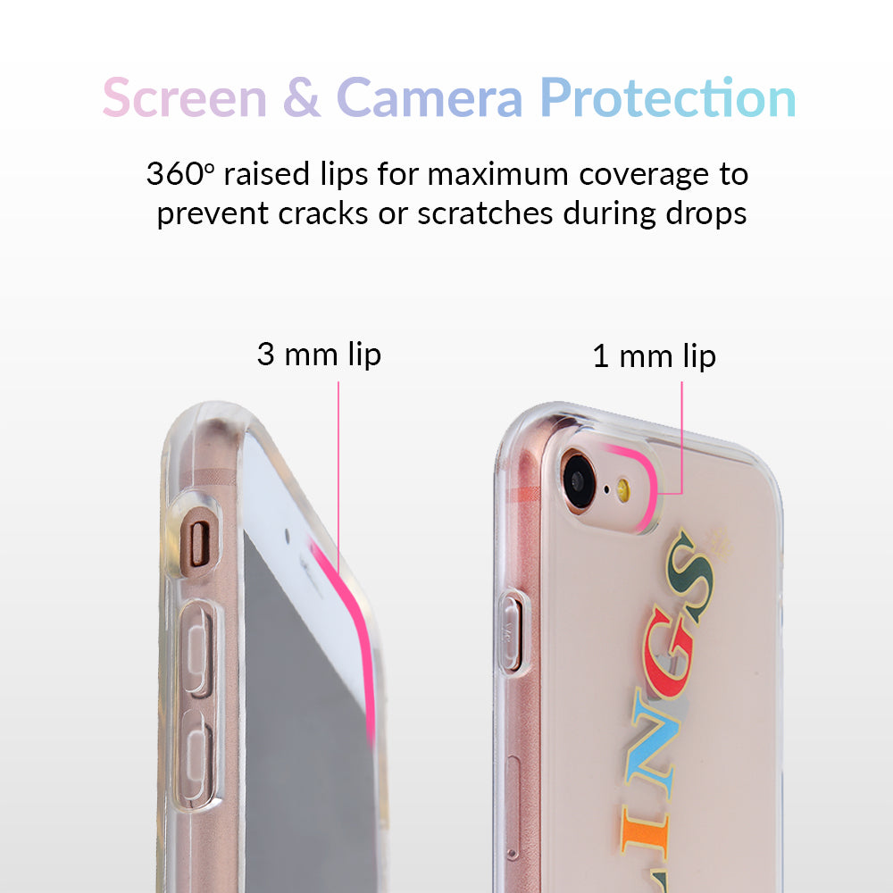 Feelings Clear iPhone Case - Ultra Slim Protective Cover for iPhone [Model] - Shatterproof & Scratch-Resistant - Perfect for Everyday Use, Travel, and Work