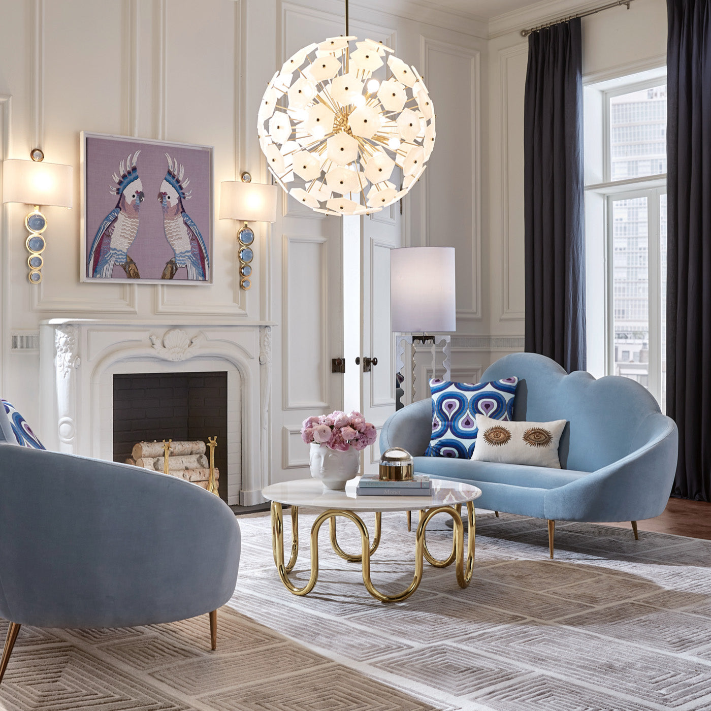 Elegant Vienna Globe Chandelier - Crystal Glass Ceiling Light Fixture for Dining Room, Living Room & Bedroom Decor | Perfect for Home, Hotel & Wedding Venue Lighting