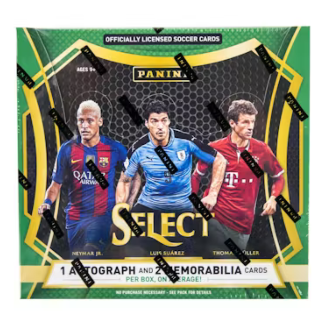 2016-2017 Panini Select Soccer Hobby Box - 12 Packs with Autographs & Memorabilia Cards - Perfect for Soccer Collectors & Fantasy League Fans