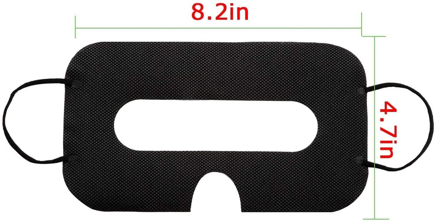 Henoot VR Lens Cover Replacement - Dustproof 3D VR Mask - Universal Non-Woven Fabric - Fits Most VR Headsets & Face Shapes - Perfect for Gaming, Virtual Reality Experiences & Device Protection