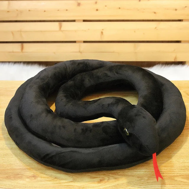 3M Simulation Soft Plush Toy - Giant Yellow Snake Stuffed Animal, Realistic Python Cloth Doll for Kids & Toddlers - Perfect Birthday, Christmas Gift for Boys & Girls - Great for Cuddling, Room Decor, and Pretend Play