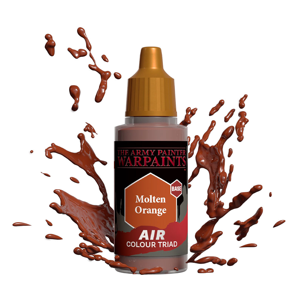 Warpaints Air: Molten Orange - High-Quality Airbrush Paint for Artists & Hobbyists - Perfect for Miniatures, Cosplay & Model Painting