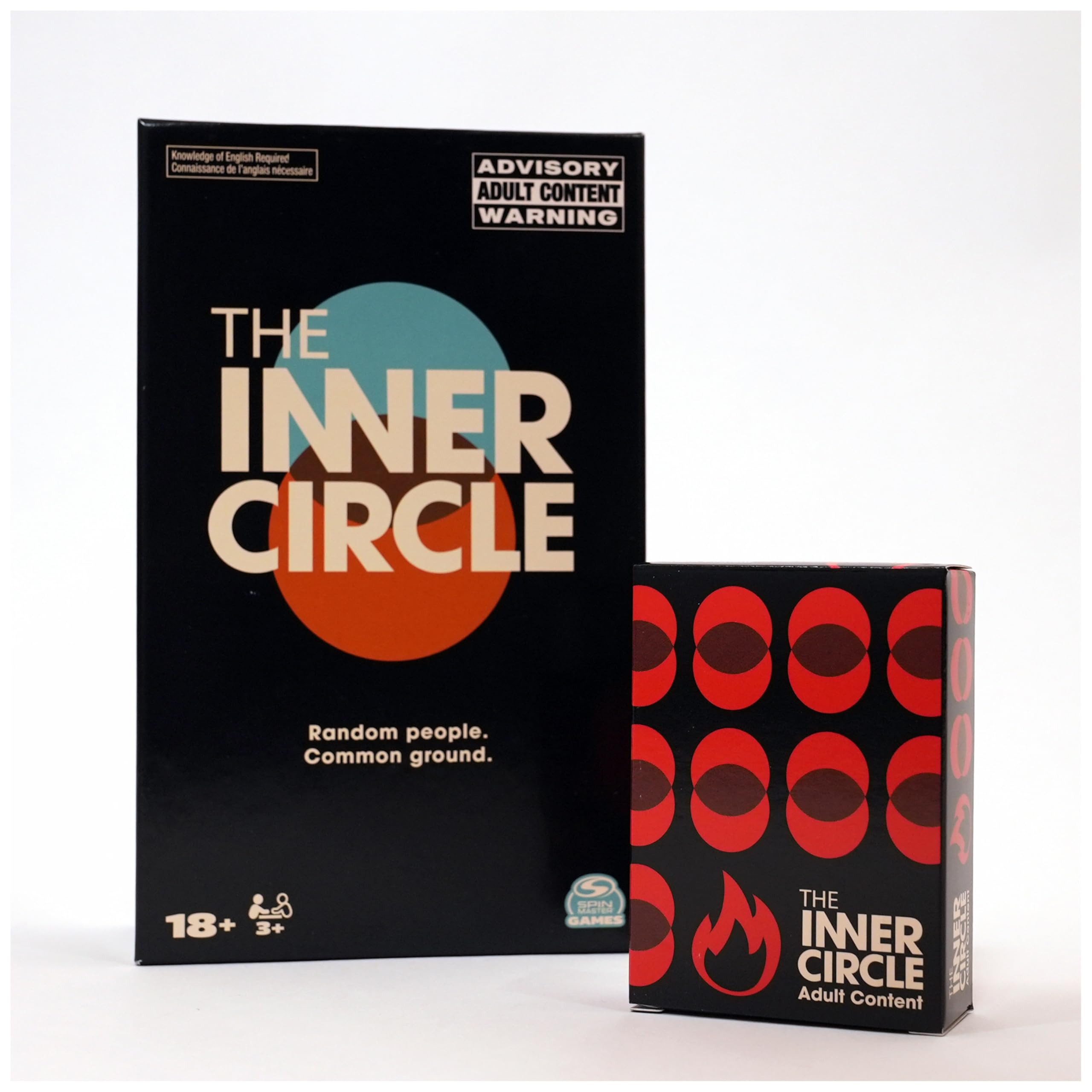 Spin Master Games - The Inner Circle Party Game for Adults | Hilarious Prompts to Find Common Ground | Perfect for Friendsgiving, Happy Hour & Bachelorette Parties | 3-10 Players Ages 18+ | Great Icebreaker for Game Nights & Social Gatherings