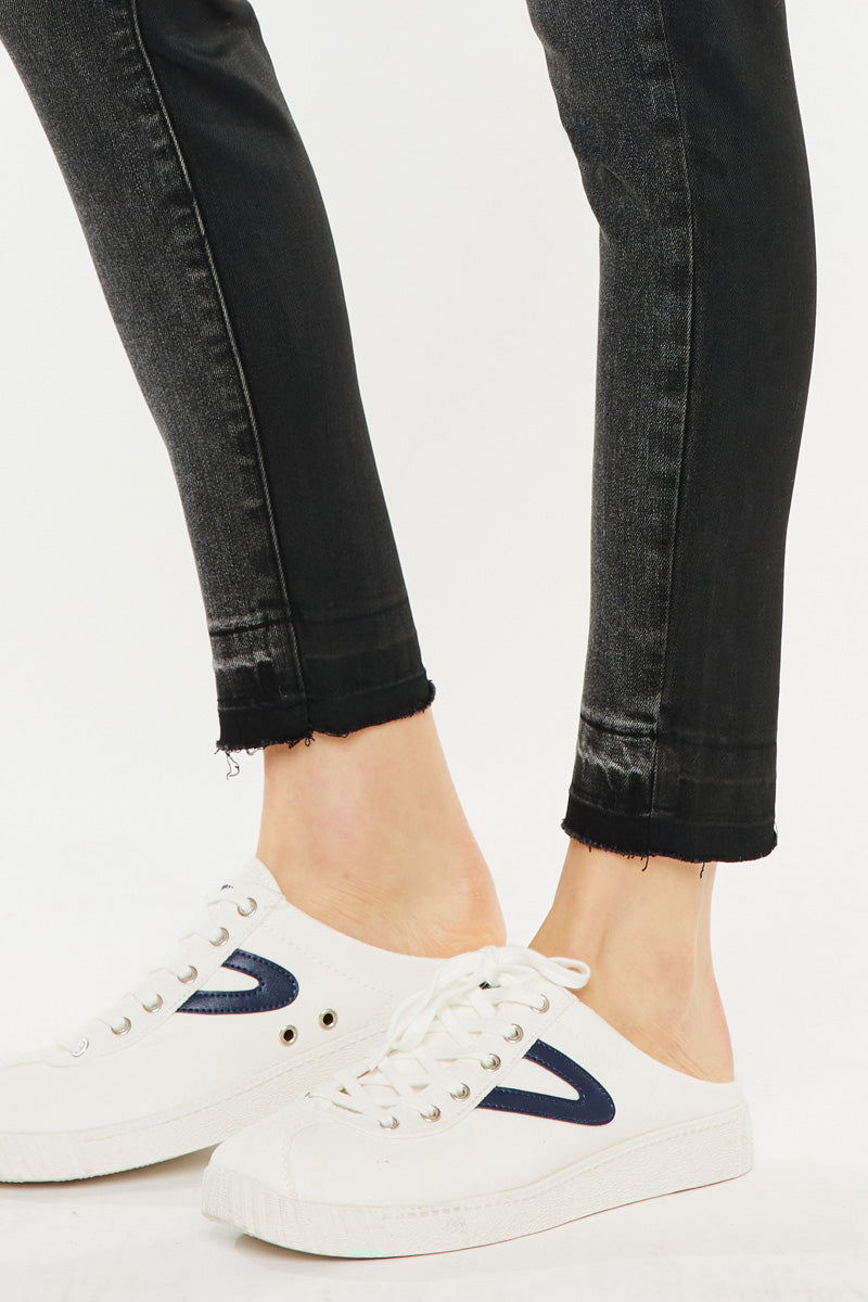 Rebel High Rise Ankle Skinny Jeans for Women - Stretchy Slim Fit Denim Pants | Perfect for Casual Wear, Work & Night Out