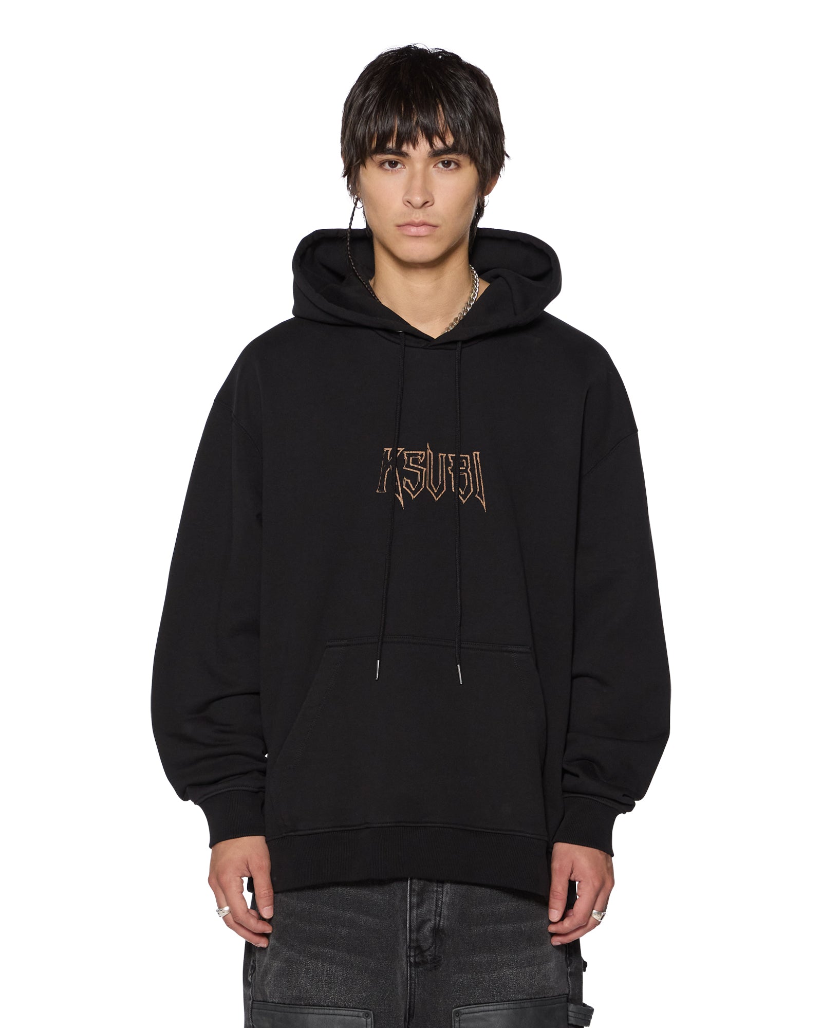 KINGDOM BIGGIE HOODIE - Premium Jet Black Pullover Sweatshirt for Men & Women | Cozy Streetwear for Casual Outings, Gym & Lounge Wear