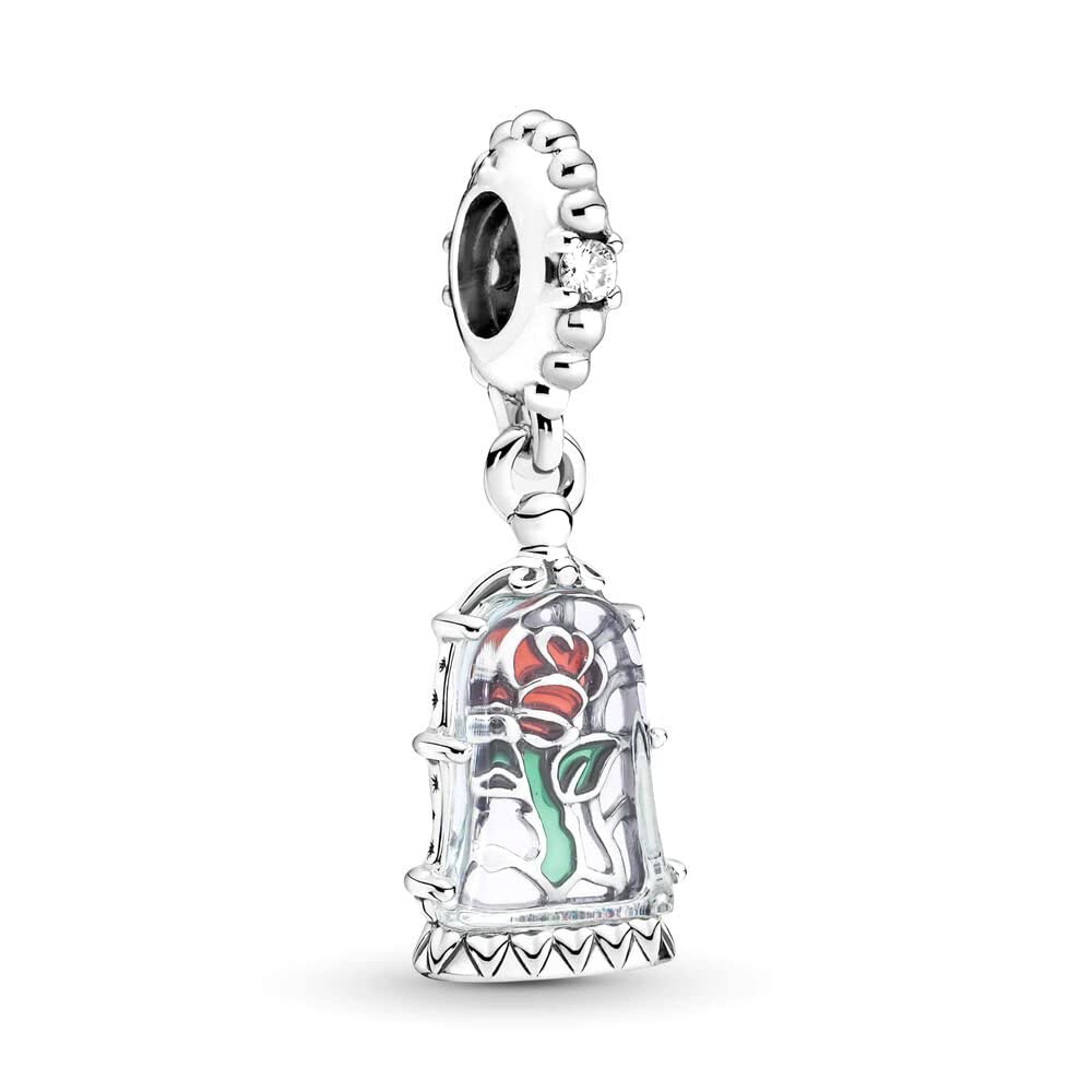 925 Sterling Silver Charm Pendant Necklace for Women - Elegant Beaded Jewelry Gift for Her, Perfect for Birthdays, Anniversaries & Special Occasions