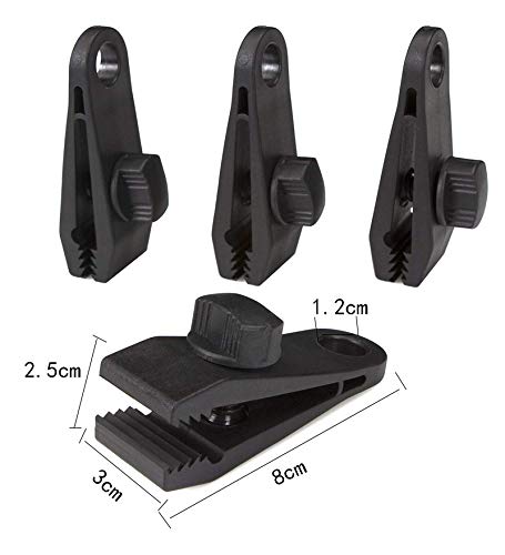 Heavy Duty Tarp Clamps for Camping, Pool & Car Covers - Outdoor Use