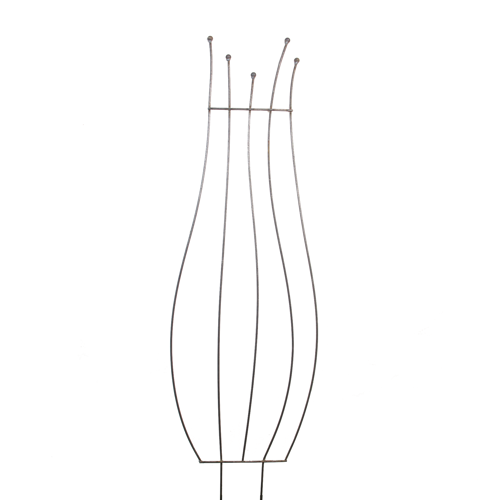 SW0004 Curved Trellis Set of 3 - Garden Plant Support for Climbing Flowers, Vines & Vegetables | Outdoor Decor for Patio, Fence & Backyard