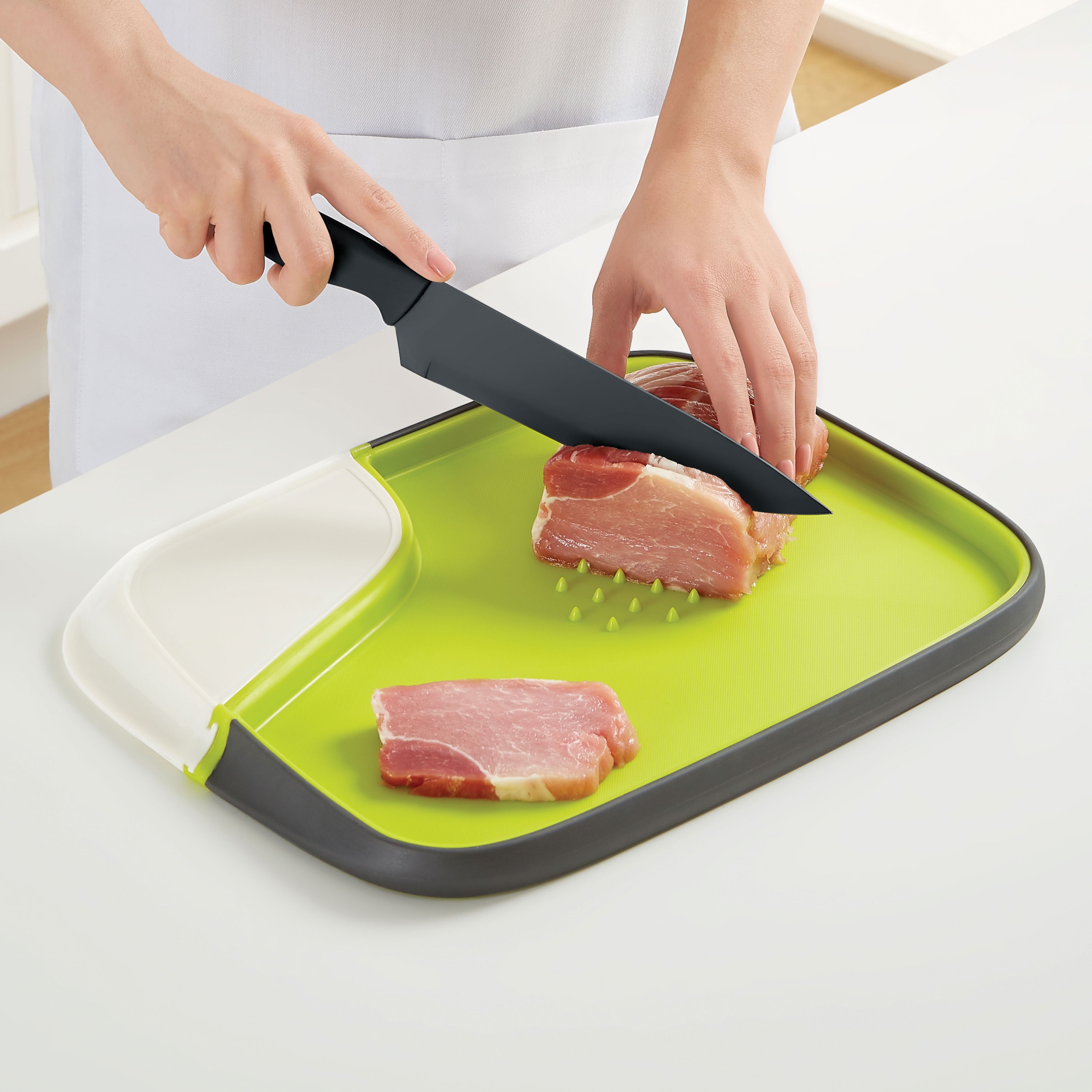 Premium Bamboo Cutting Board for Kitchen - Non-Slip, Knife-Friendly Chopping Board for Meat, Vegetables & Fruits - Perfect for Home Cooks & Professional Chefs - Ideal for Meal Prep, Slicing & Dicing