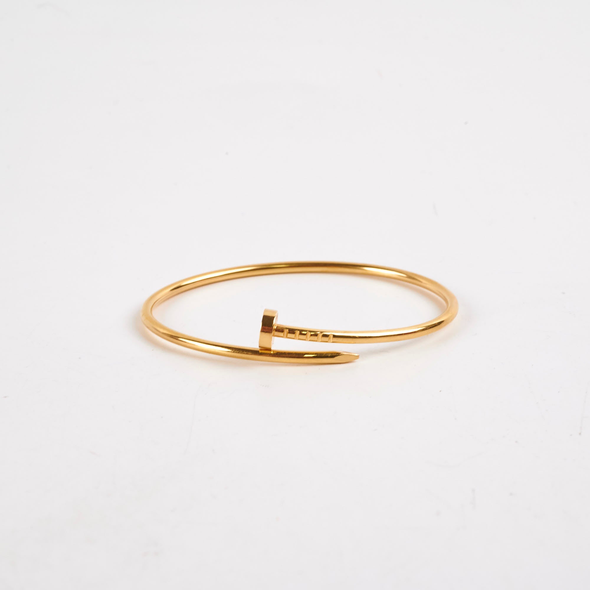 Cartier Small Model JUC Bracelet - 17 Size, 18K Gold Plated Luxury Jewelry for Women, Perfect for Gifts, Parties & Special Occasions