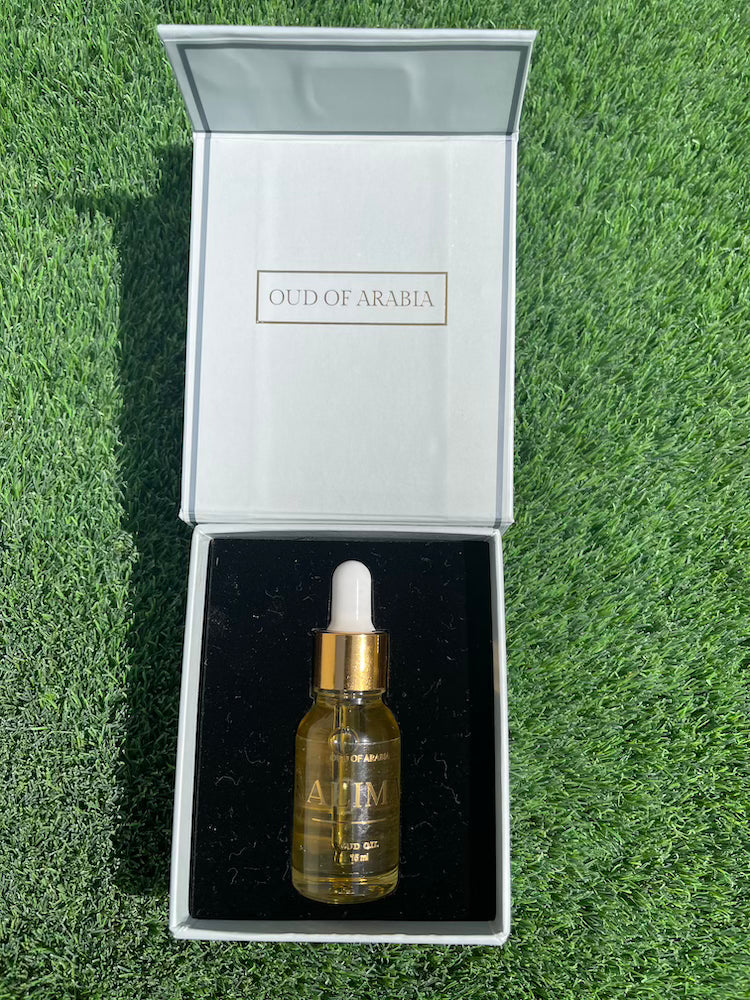 Premium Kalimat Oud Perfume Oil (15ml) - Exotic Arabian Fragrance for Men & Women - Perfect for Special Occasions, Date Nights & Luxury Gifting