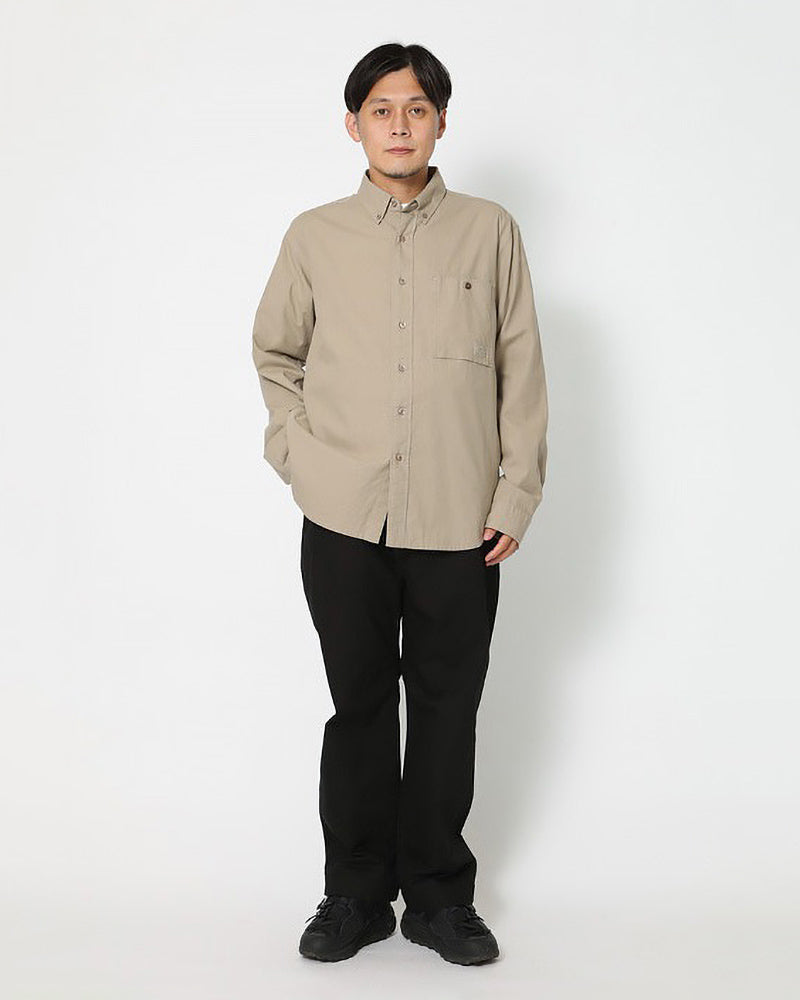 Organic Cotton Poplin Button Down Shirt for Men - Soft Breathable Casual & Business Wear - Perfect for Office, Travel & Everyday Outfits