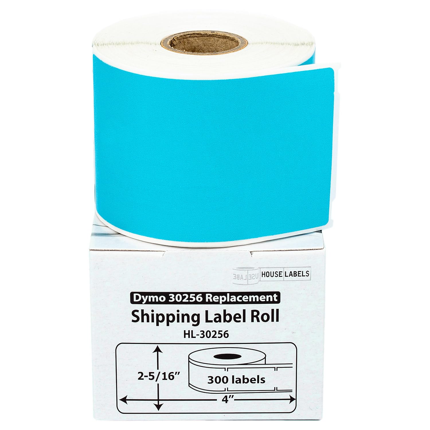 HOUSELABELS Compatible DYMO 30256 Blue Shipping Labels (2-5/16