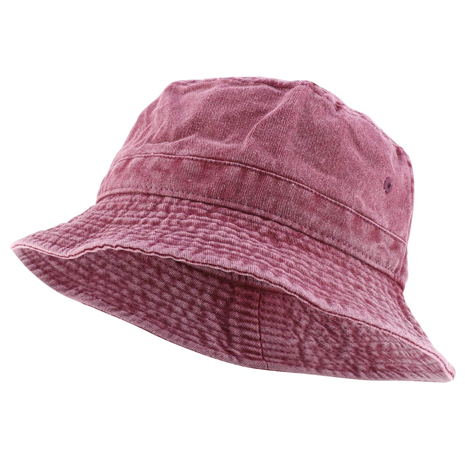 Trendy 100% Cotton Pigment Dyed Washed Bucket Hat for Men & Women - Sun Protection Outdoor Beach Hats for Summer, Fishing, Hiking, and Travel