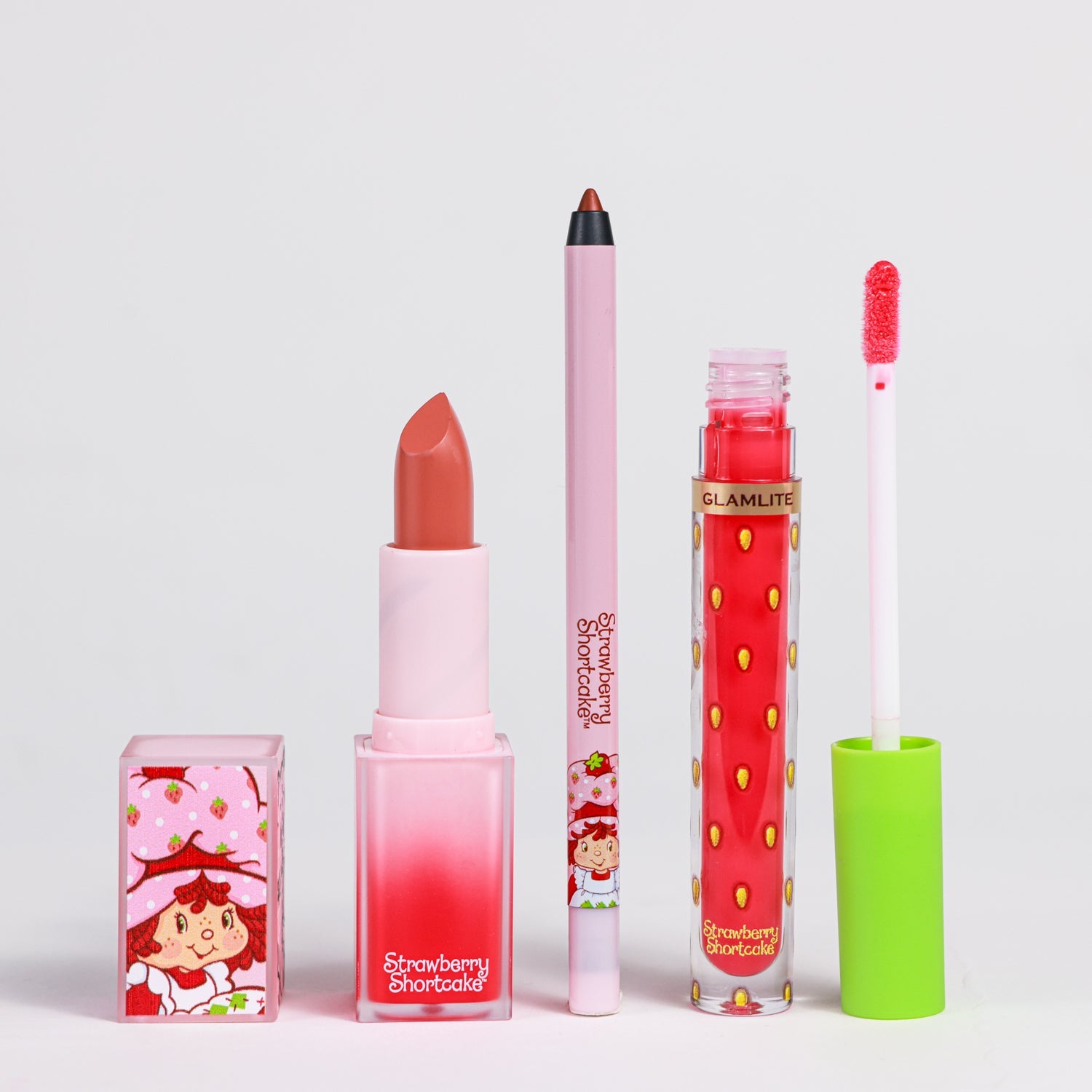 Strawberry Shortcake Berry Sweet Lip Kit - Gloss & Balm Set for Soft, Hydrated Lips | Perfect for Everyday Wear, Date Night & Special Occasions