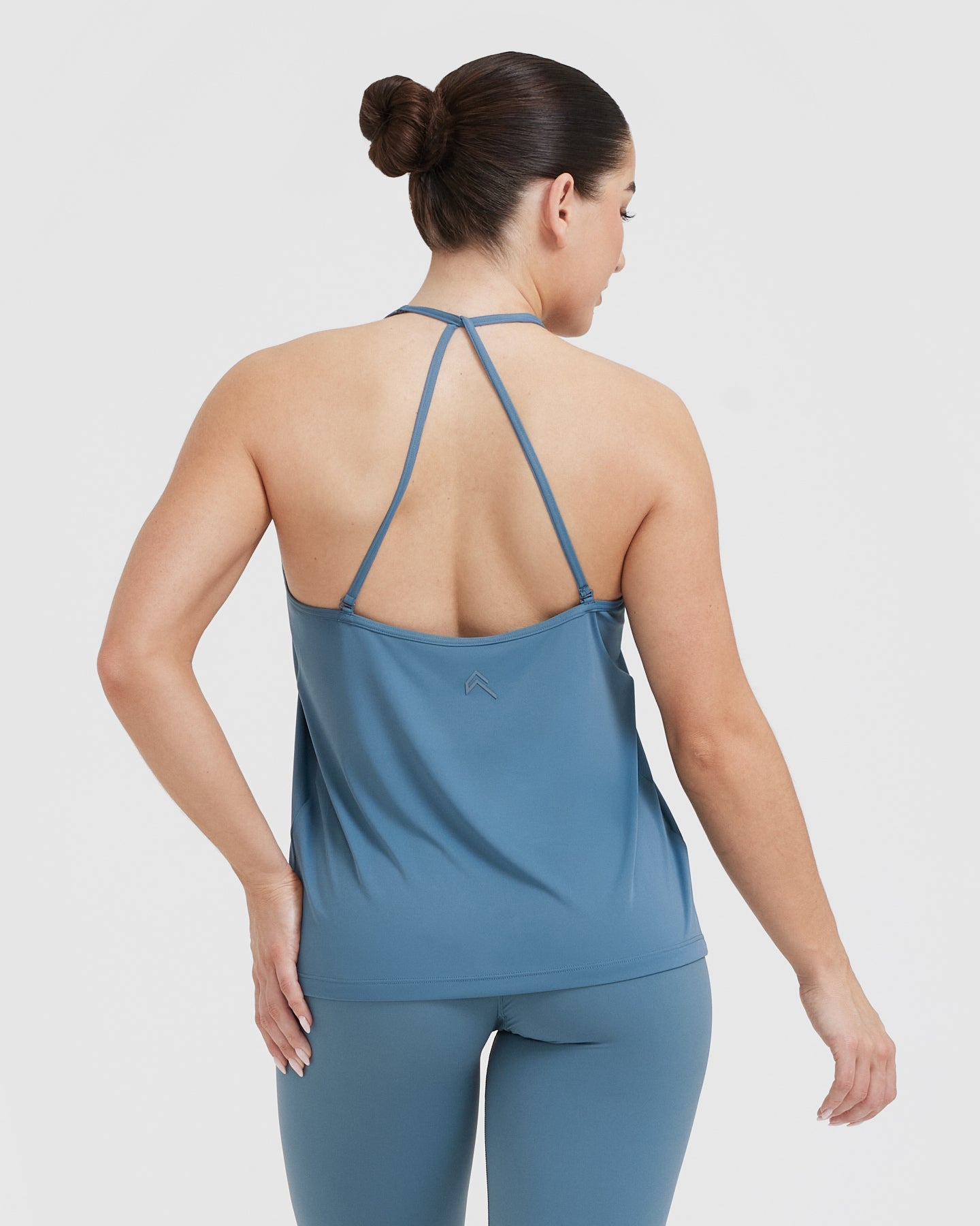 Go To Strappy Loose Vest in Moonstone Blue - Women's Fashion Tank Top for Summer, Beach & Casual Wear