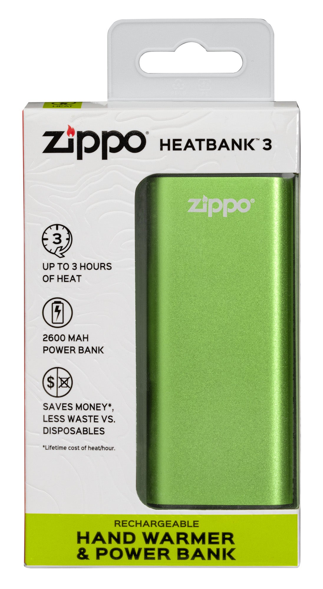 HeatBank® 3 Rechargeable Hand Warmer - Portable USB Heating Pad for Cold Weather, Outdoor Activities & Winter Sports - Perfect for Camping, Hiking & Skiing