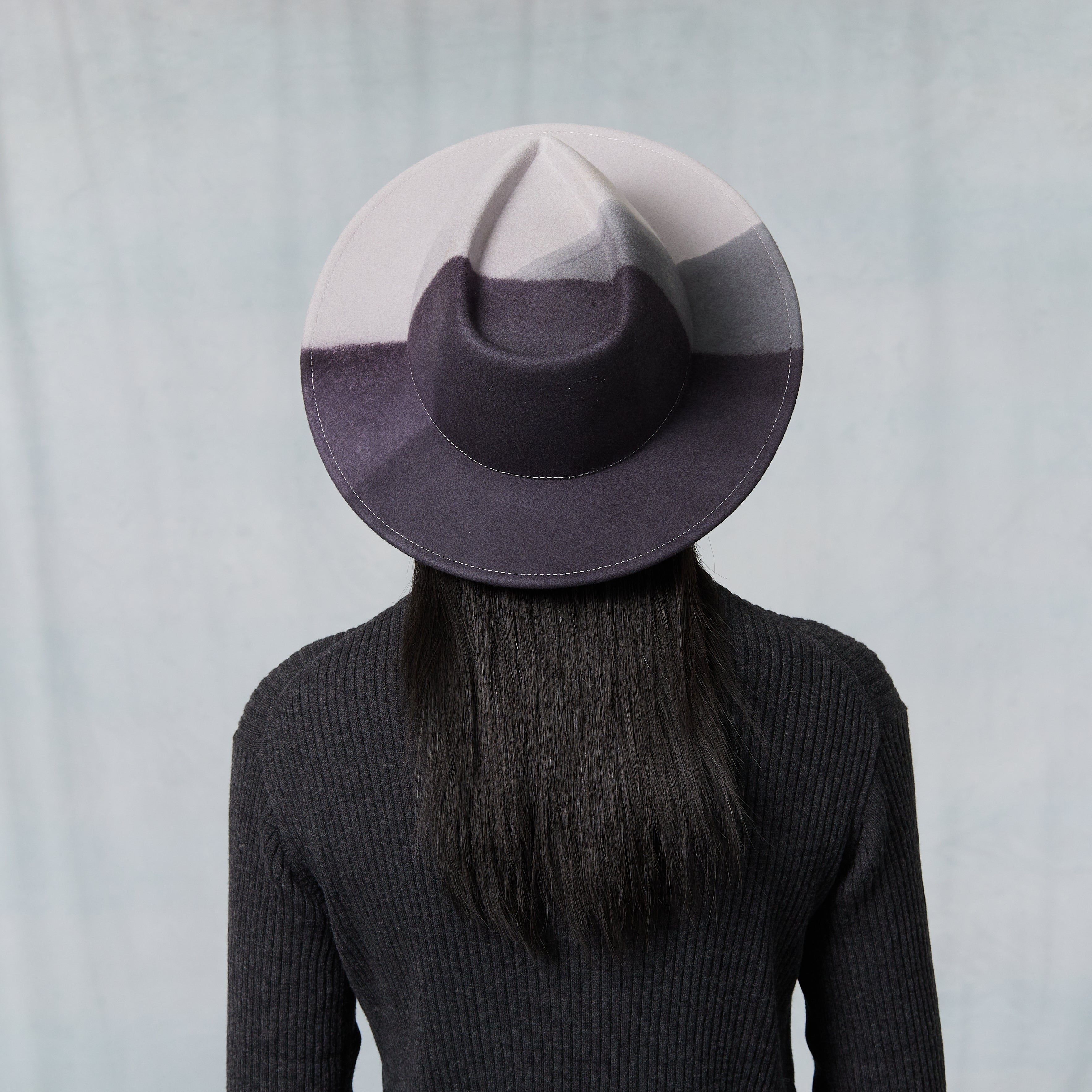 Stylish Blaine Prism Print Fedora Hat for Men & Women - Trendy Geometric Pattern Sun Hat for Outdoor, Beach, and Party Wear