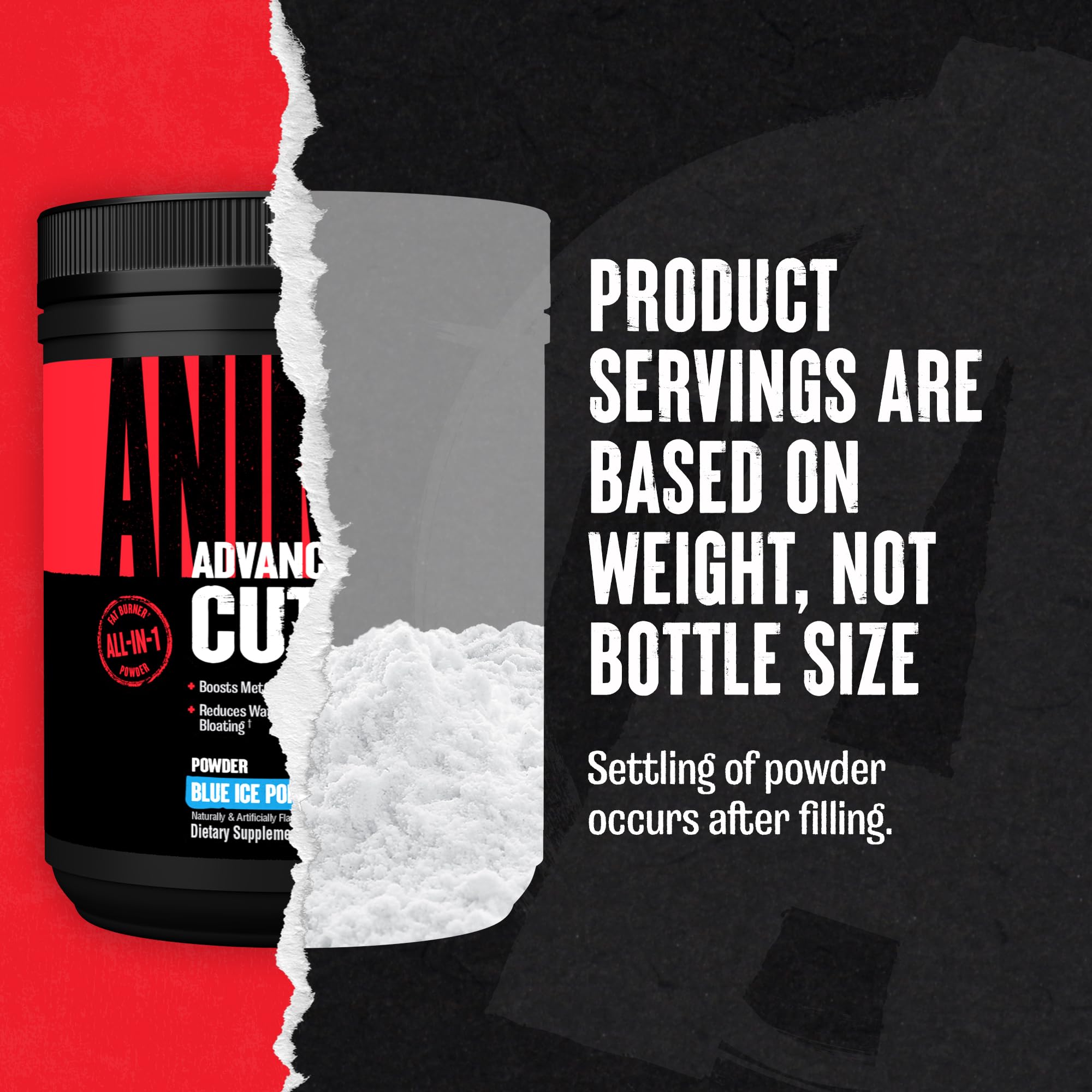 Animal Animal Cuts - Premium Weight Loss Supplement (235.2g/8.3oz) - Fat Burner & Energy Booster for Fitness & Bodybuilding