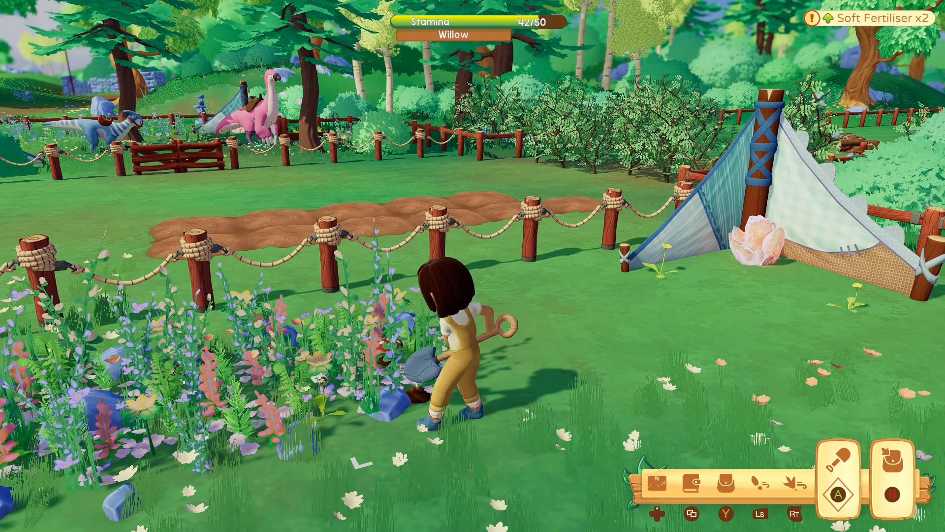 Paleo Pines Game for PlayStation 5 - Dinosaur Adventure & Farming Simulation - Perfect for Family Game Night & Relaxing Single-Player Experience