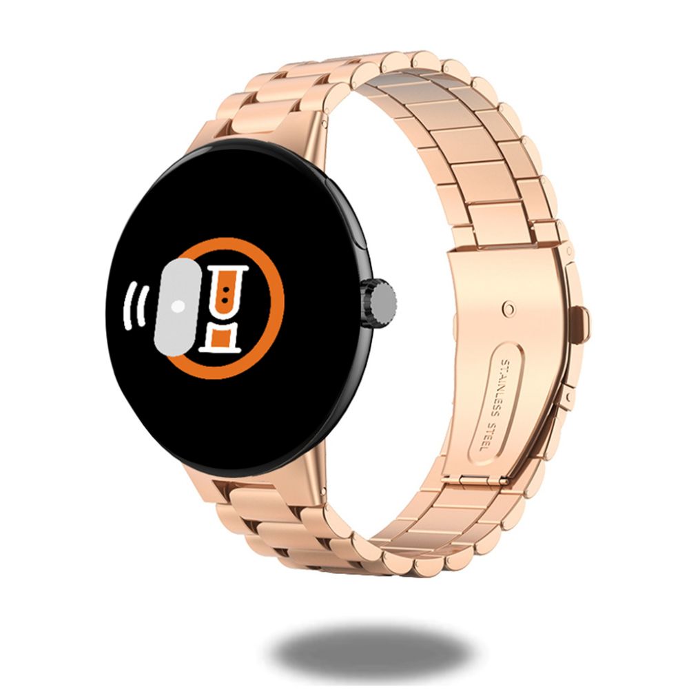 Premium Stainless Steel Band for Google Pixel Watch - Durable Metal Strap with Adjustable Clasp for Men & Women - Perfect for Workouts, Office & Everyday Wear