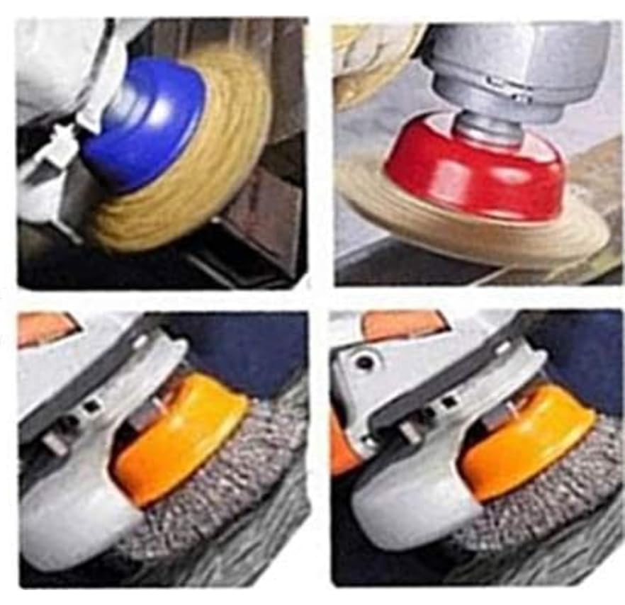 AK DIAMOND 3-Inch Twisted Wire Wheel Knotted Cup Brush Set for Angle Grinder - Heavy Duty Rust & Paint Removal Tool (Crimped Wire Wheel, 3-Pack) | Perfect for Metal Surface Cleaning, Weld Cleaning & Automotive Restoration
