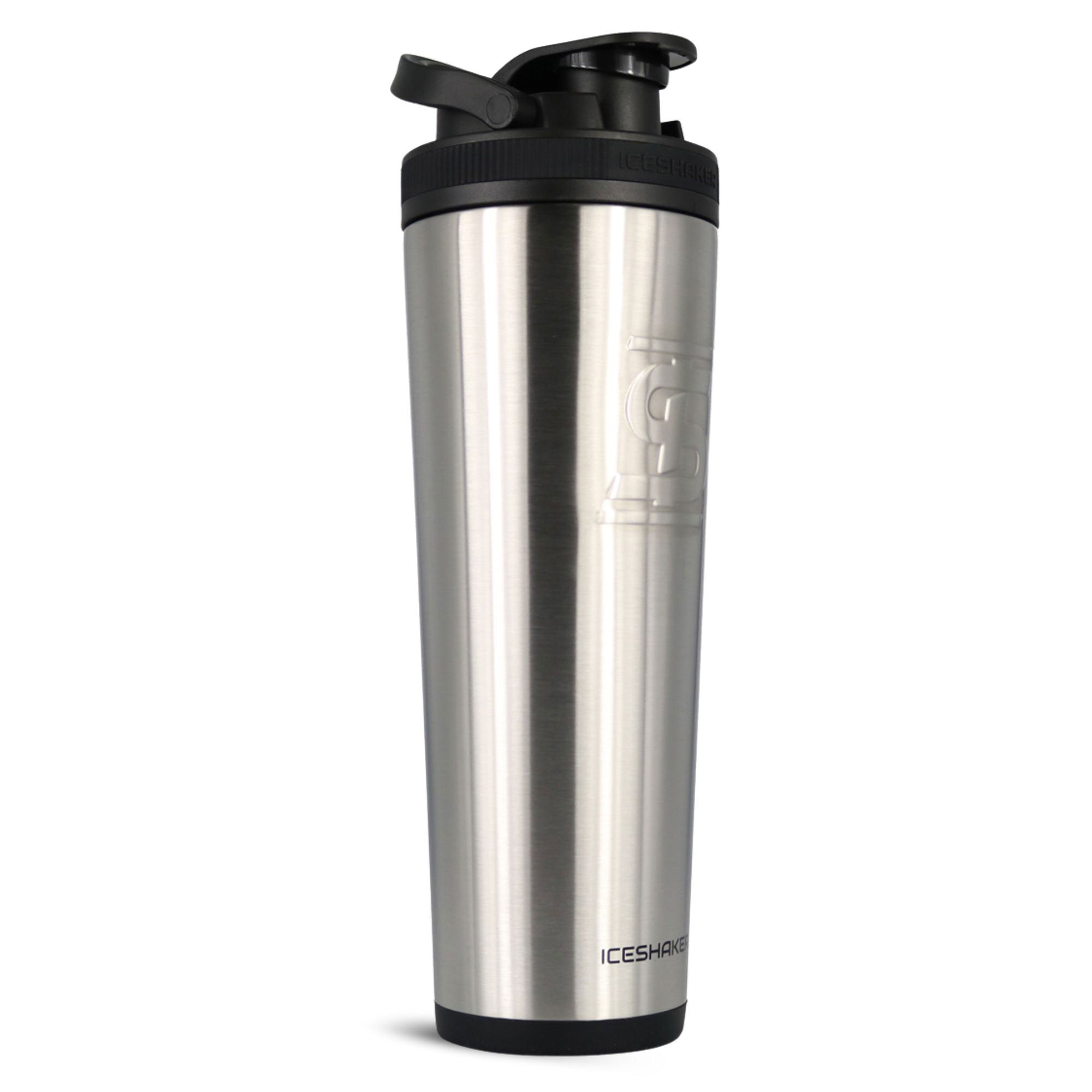 Custom 32oz Insulated Stainless Steel Ice Shaker Cup - Leak Proof Protein Shaker Bottle for Gym, Workout & Sports - BPA Free Fitness Water Bottle with Mixing Ball for Smoothies & Protein Drinks