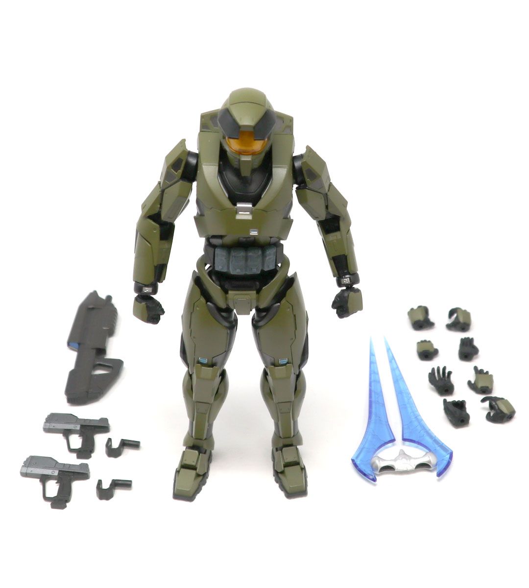 1/12 Scale RE:Edit Master Chief MJOLNIR Mark V Action Figure - Halo Collectible for Display & Gaming Enthusiasts