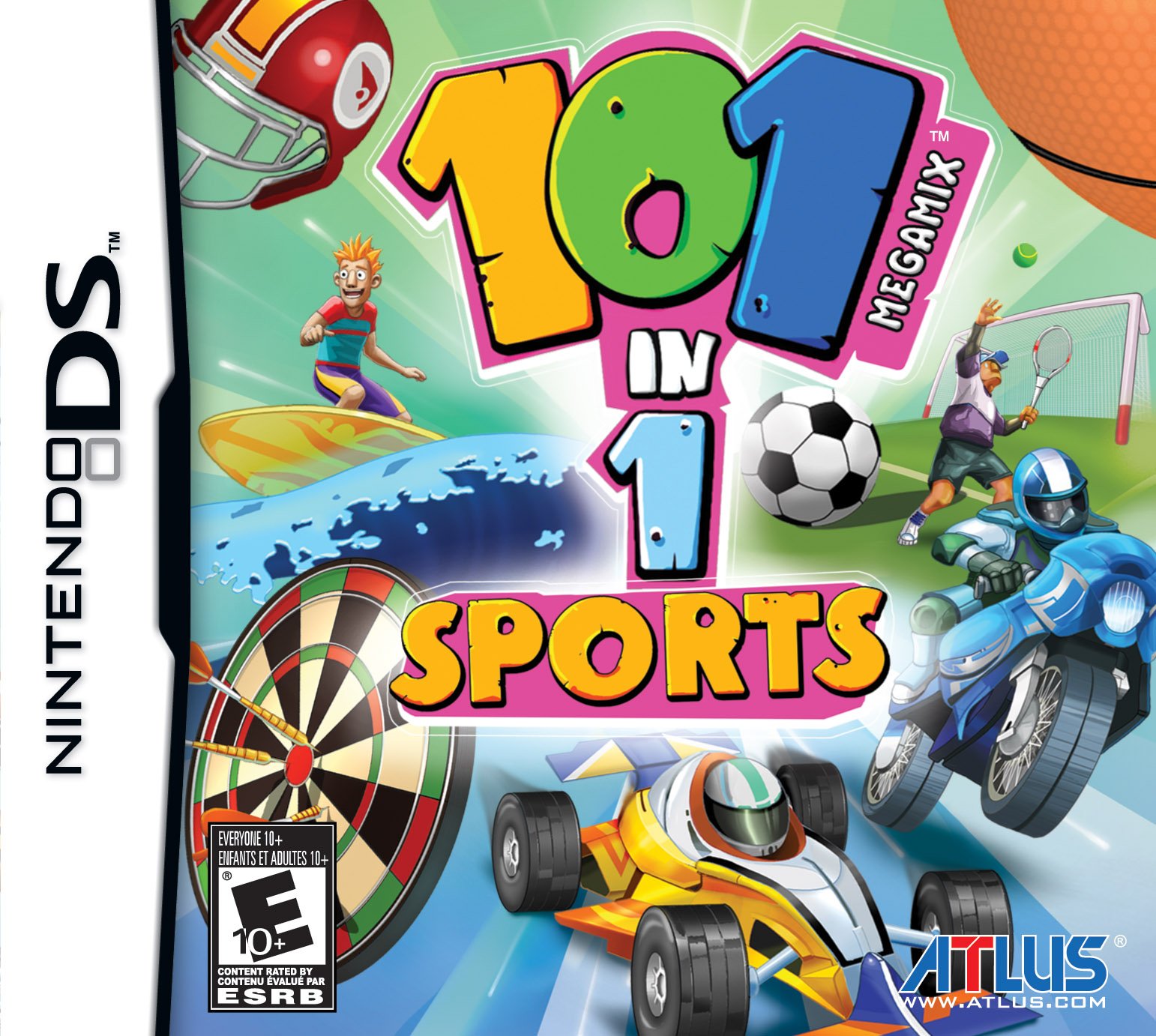 101 in 1 Sports Games for Nintendo DS - Fun Multiplayer Sports Collection for Kids & Adults - Perfect for Family Game Nights & Travel Entertainment