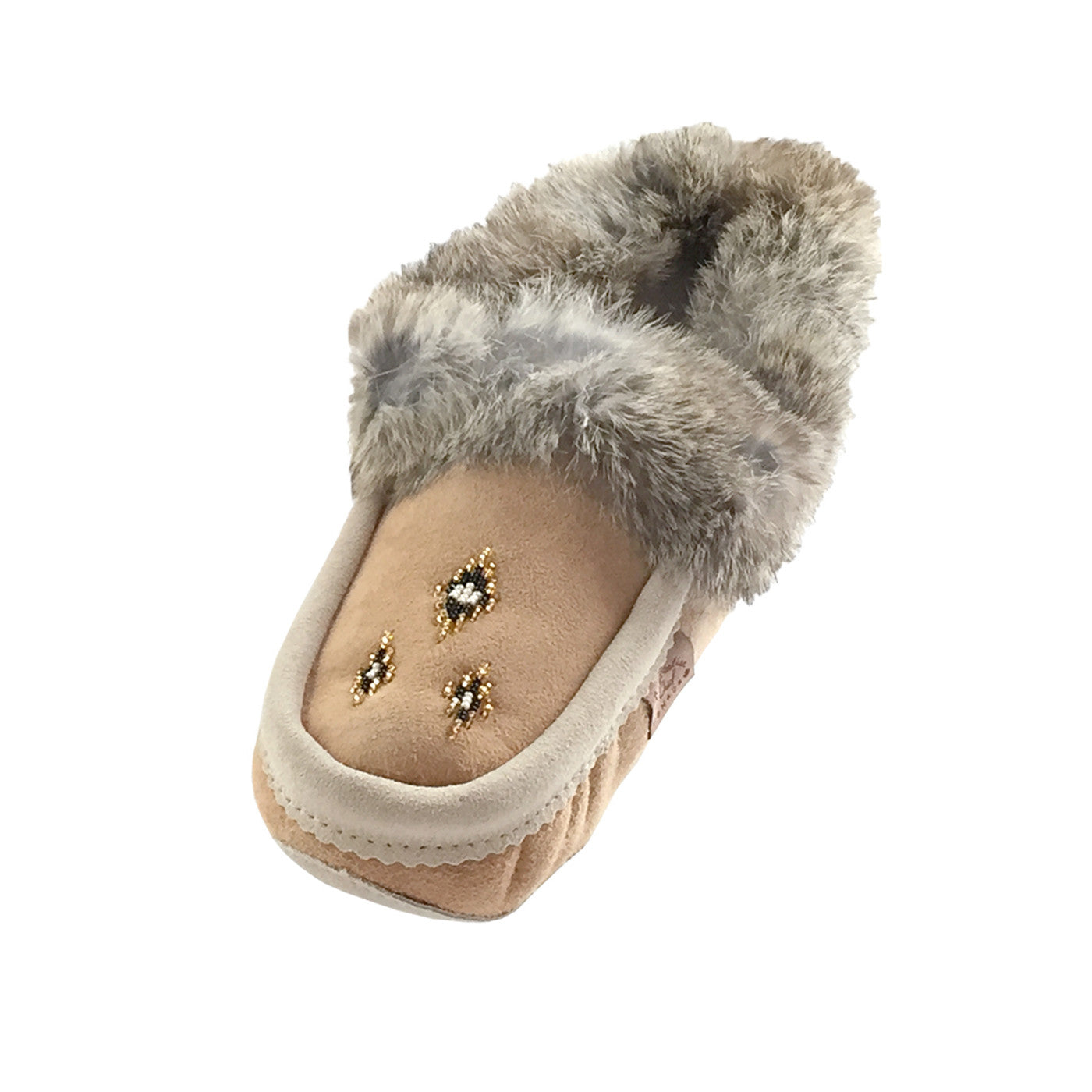 Women's Sheepskin Lined Moccasins - Soft & Cozy House Slippers for Winter (Sizes 4 & 5) | Perfect for Indoor Comfort, Lounge Wear & Cold Weather Relaxation