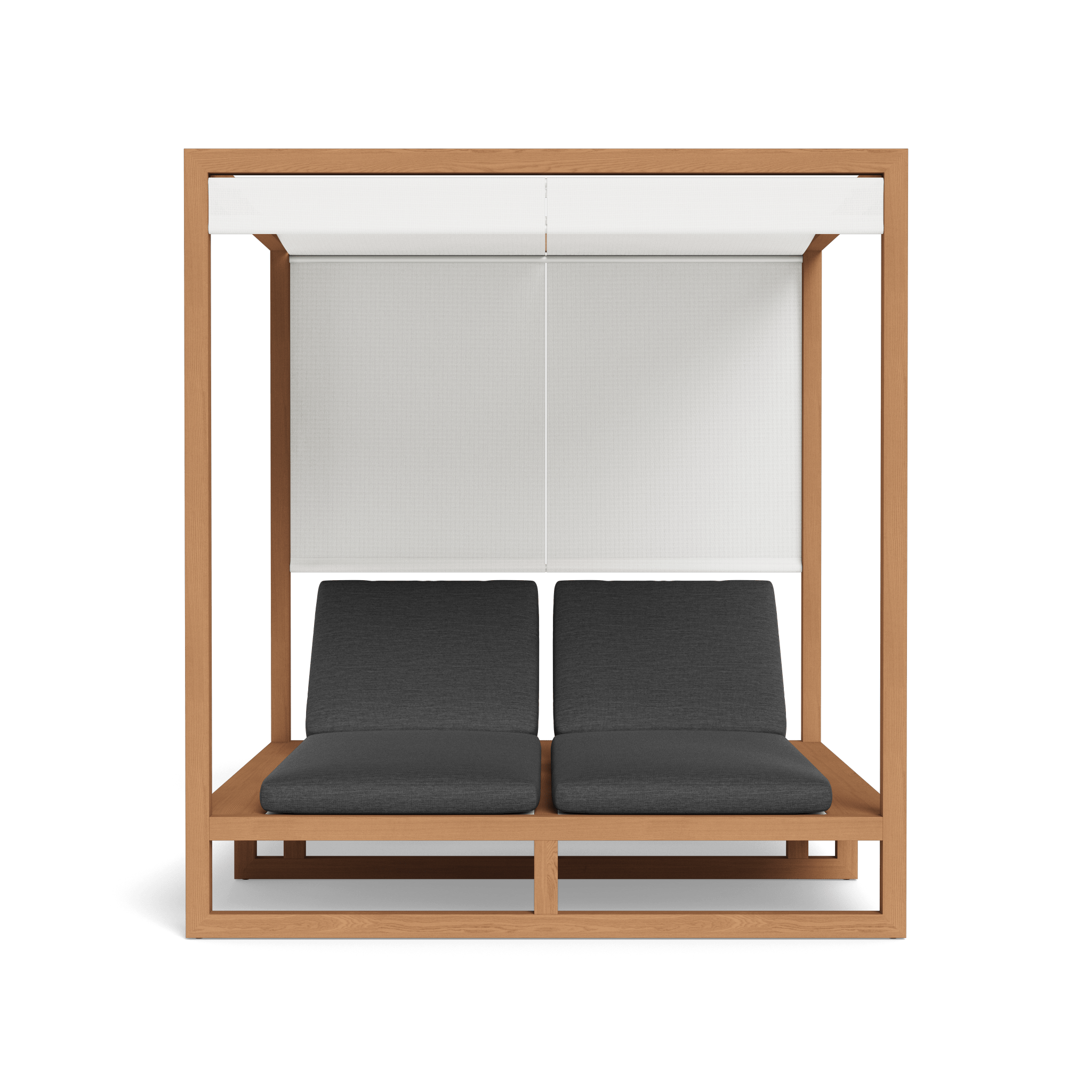 Premium Hayman Teak Batyline Cabana - Durable Outdoor Sunshade for Poolside, Beach & Patio Relaxation