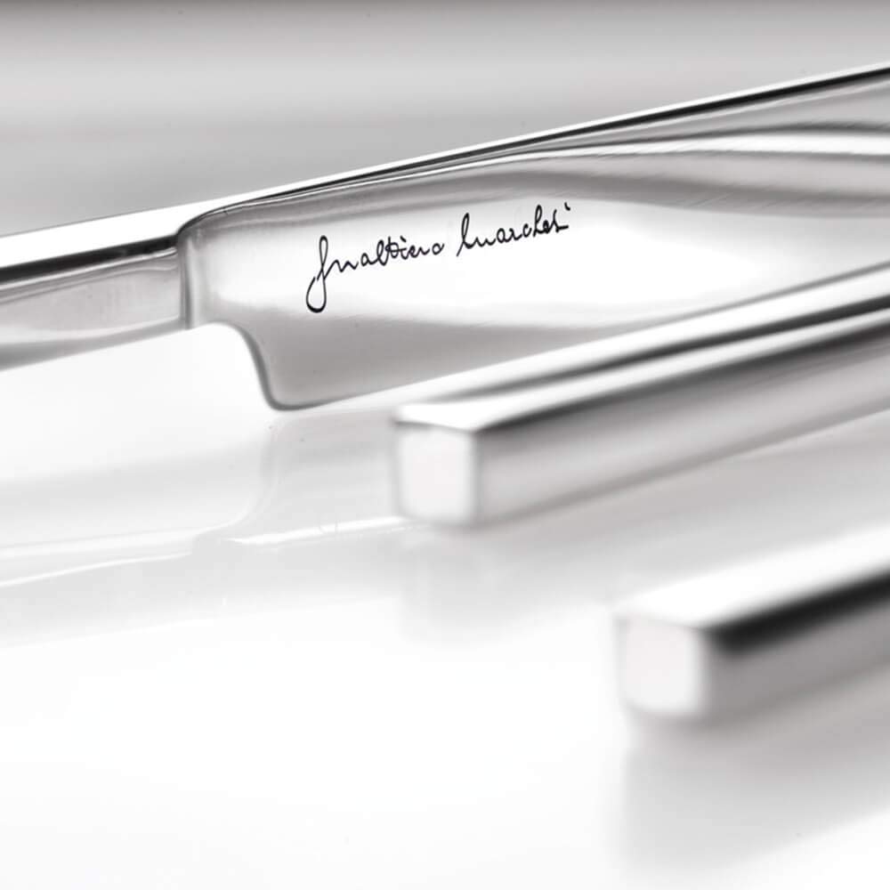 Premium Gualtiero Marchesi 18-Piece Stainless Steel Cutlery Set - Knife Fork Spoon Set for Fine Dining, Wedding Gifts & Home Kitchen Essentials