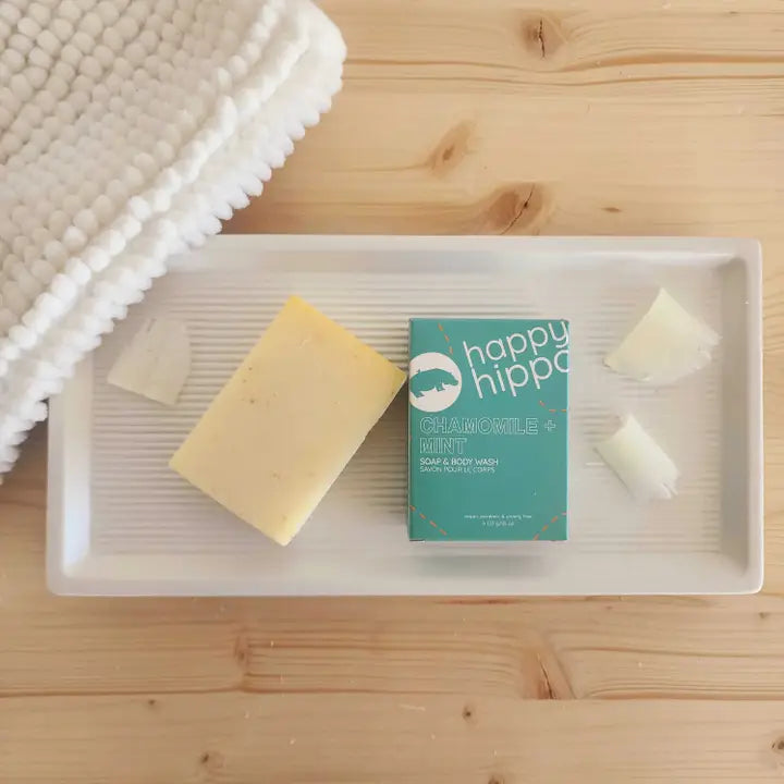 Happy Hippo Handmade Soap Bar - Natural & Organic Soap for Sensitive Skin - Perfect for Daily Bathing, Gifts & Travel