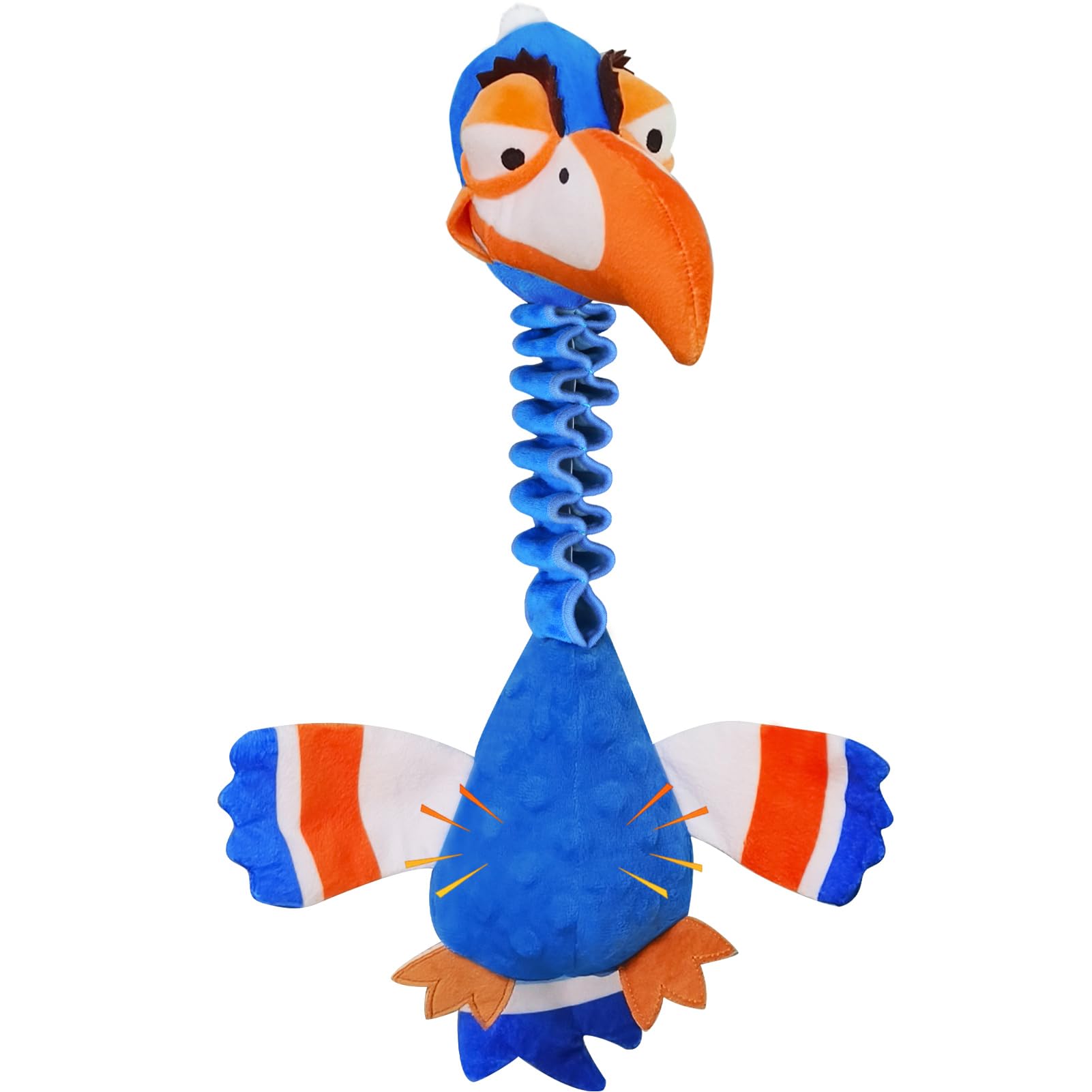 Durable Squeaky Dog Toys for Large Dogs - Tough Chew & Tug of War Play