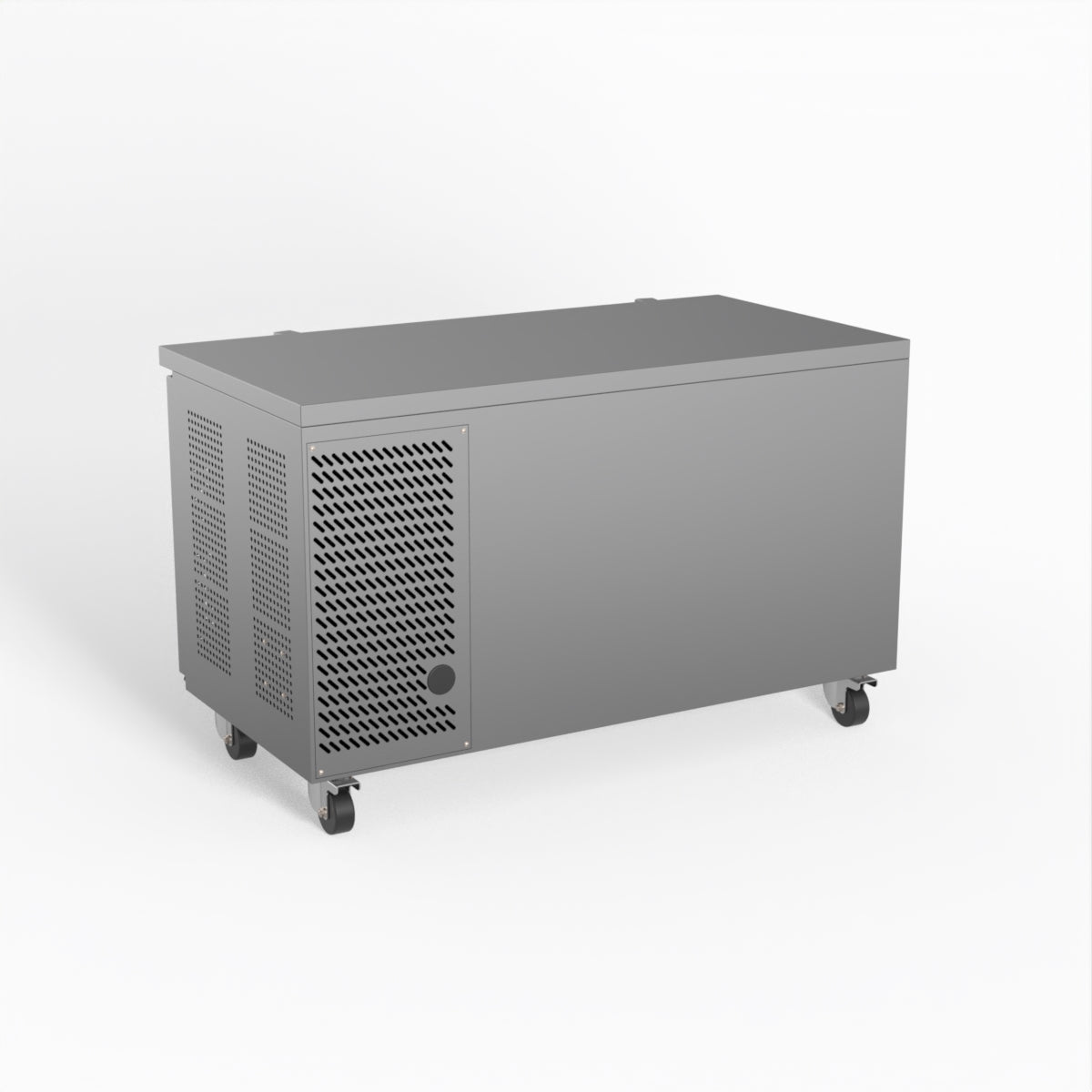 AG 2-Door Commercial Worktop Refrigerator - 700mm Depth Under Counter Fridge for Restaurants, Bars & Kitchens | Energy Efficient Stainless Steel Freezer