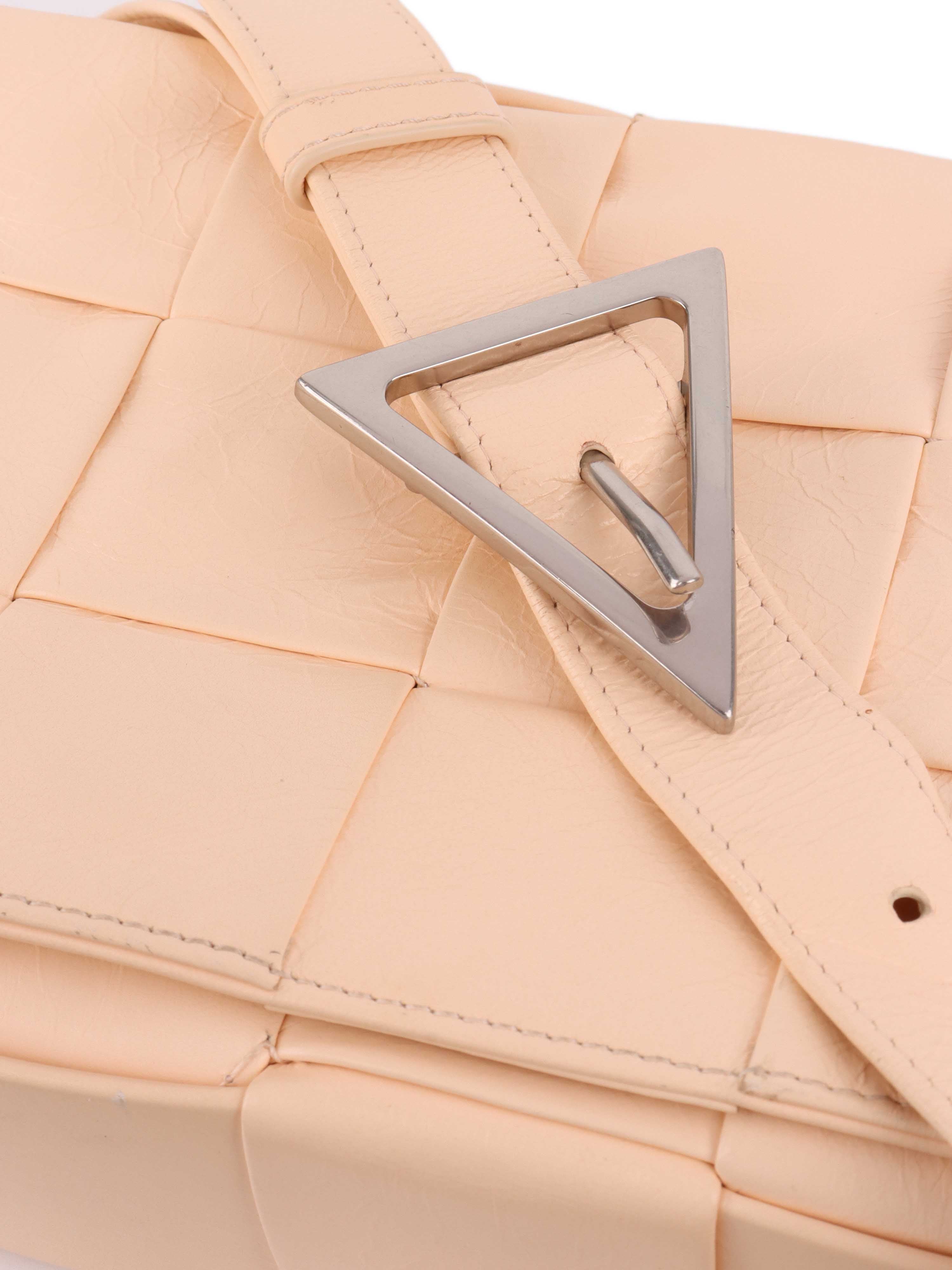 Bottega Veneta Light Peach Cassette Bag - Luxury Crossbody Handbag for Women | Perfect for Date Night, Office & Travel Accessories