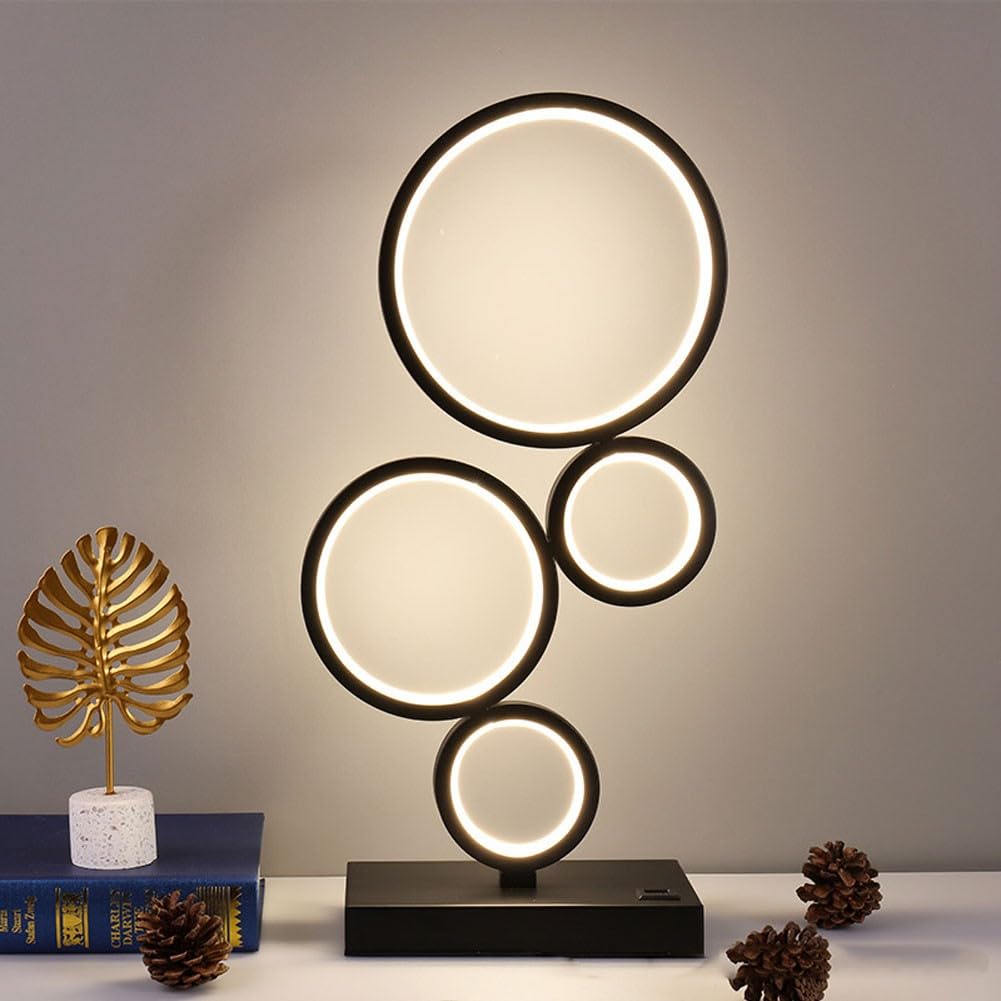 Adjustable LED Desk Lamp with 3-Speed Dimming, Warm White Touch Control Night Light for Bedroom, Office & Study - Perfect for Reading, Working & Relaxing